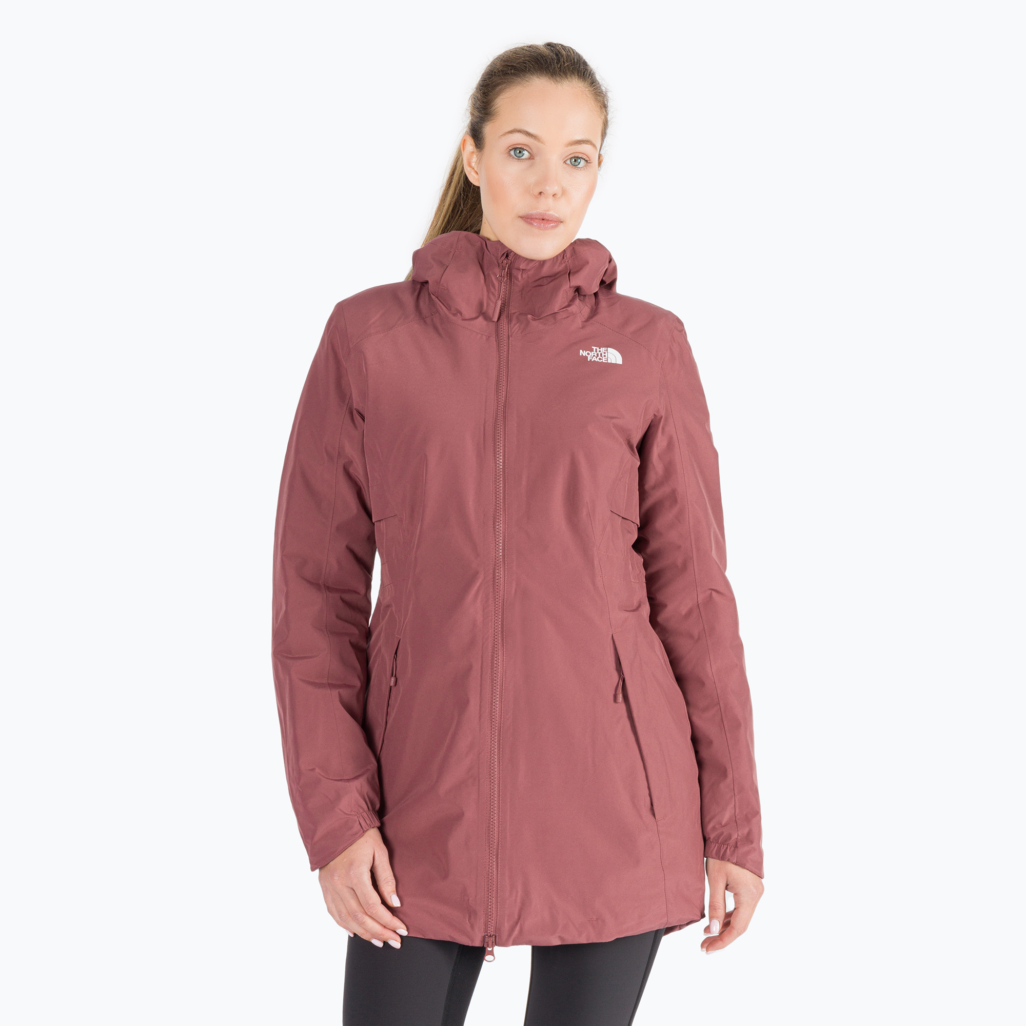 Kurtka zimowa damska The North Face Hikesteller Insulated Parka wild ginger/lavender fog | WYSYŁKA W 24H | 30 DNI NA ZWROT