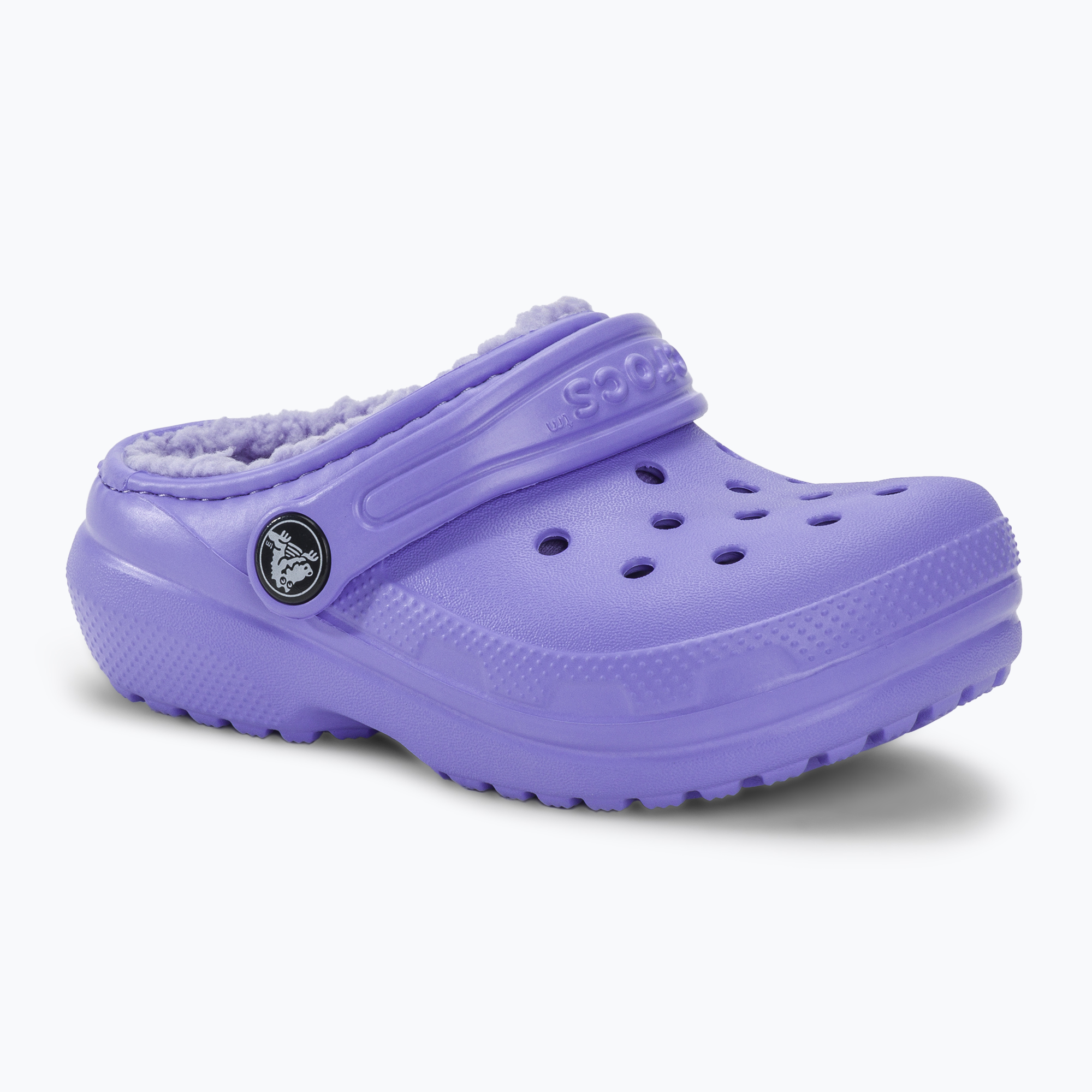 Klapki dziecięce Crocs Classic Lined Clog Toddler digital violet | WYSYŁKA W 24H | 30 DNI NA ZWROT