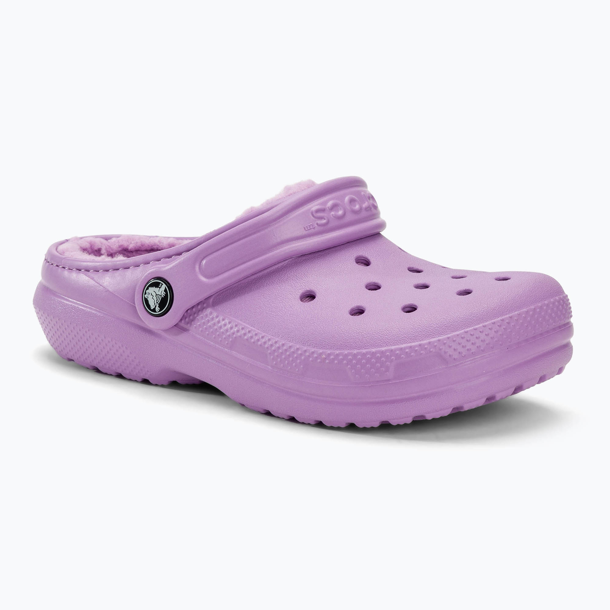 Klapki Crocs Classic Lined Clog Kids orchid | WYSYŁKA W 24H | 30 DNI NA ZWROT