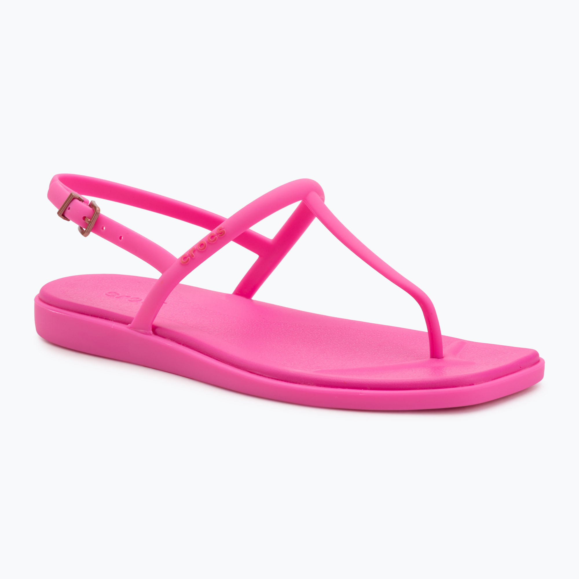Sandały damskie Crocs Miami Thong Flip pink crush 