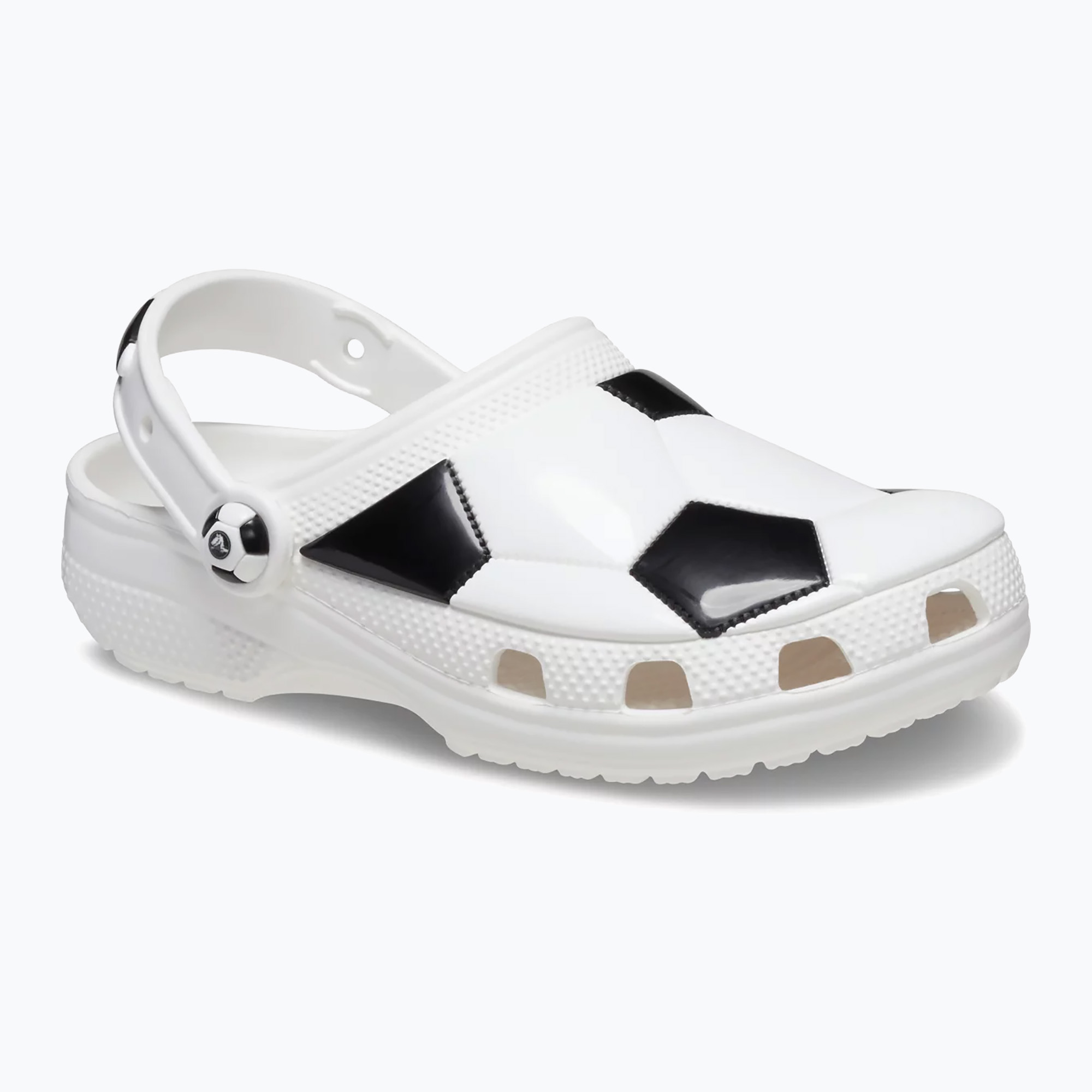 Klapki dziecięce Crocs Classic Basketball Clog Kids white/black | WYSYŁKA W 24H | 30 DNI NA ZWROT