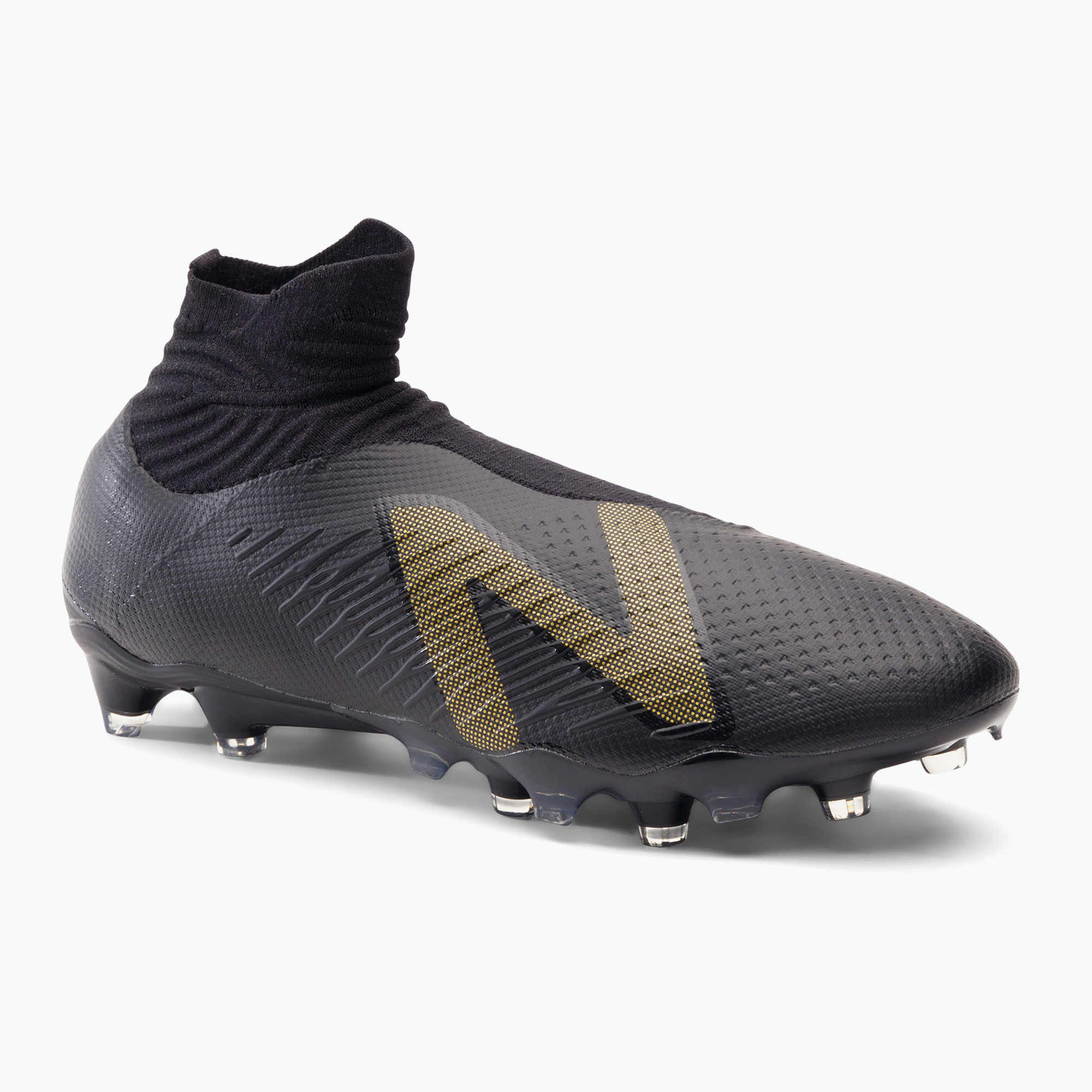 Buty piłkarskie męskie New Balance Tekela V4 Pro FG black/gold | WYSYŁKA W 24H | 30 DNI NA ZWROT