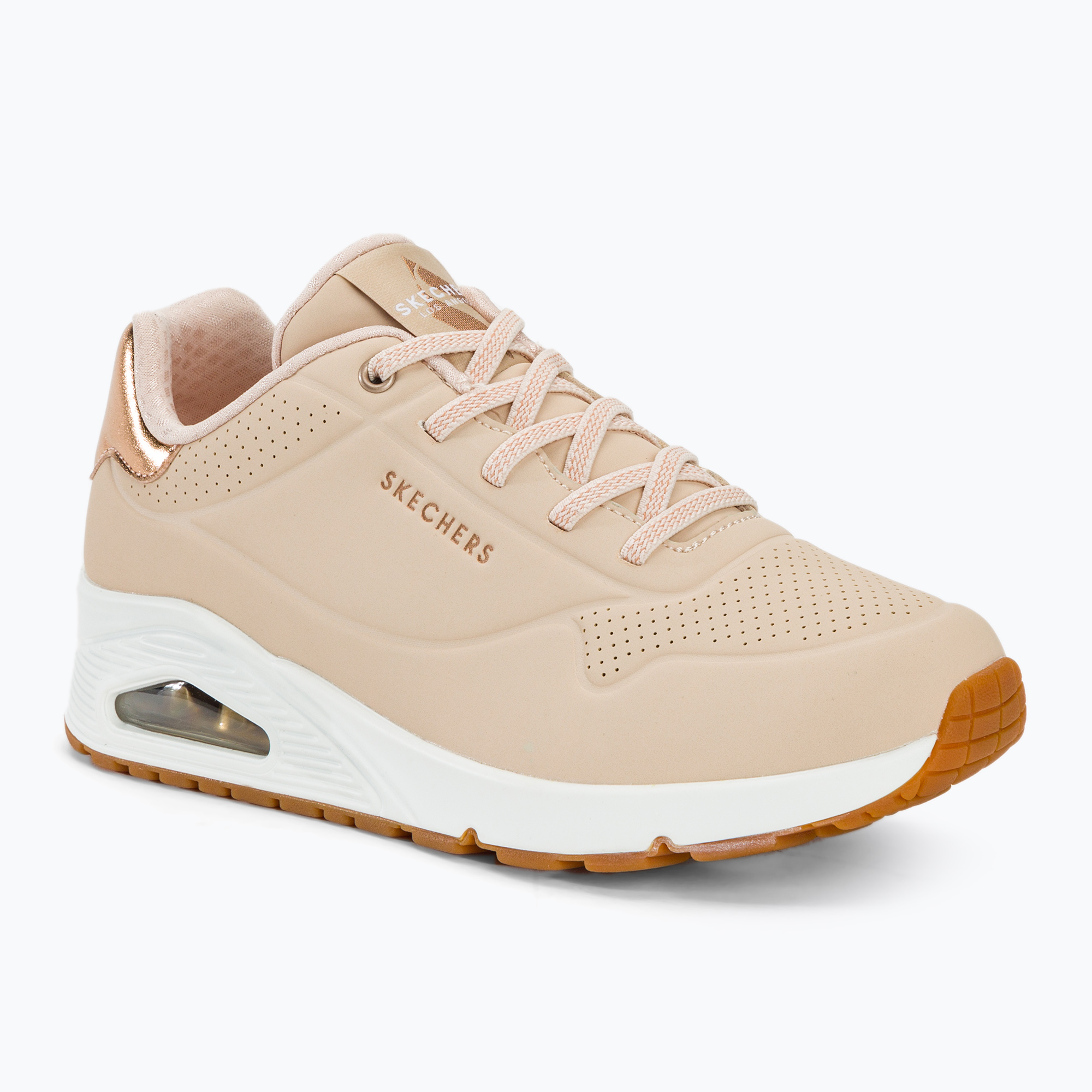 Buty damskie SKECHERS Uno Shimmer Away beige | WYSYŁKA W 24H | 30 DNI NA ZWROT