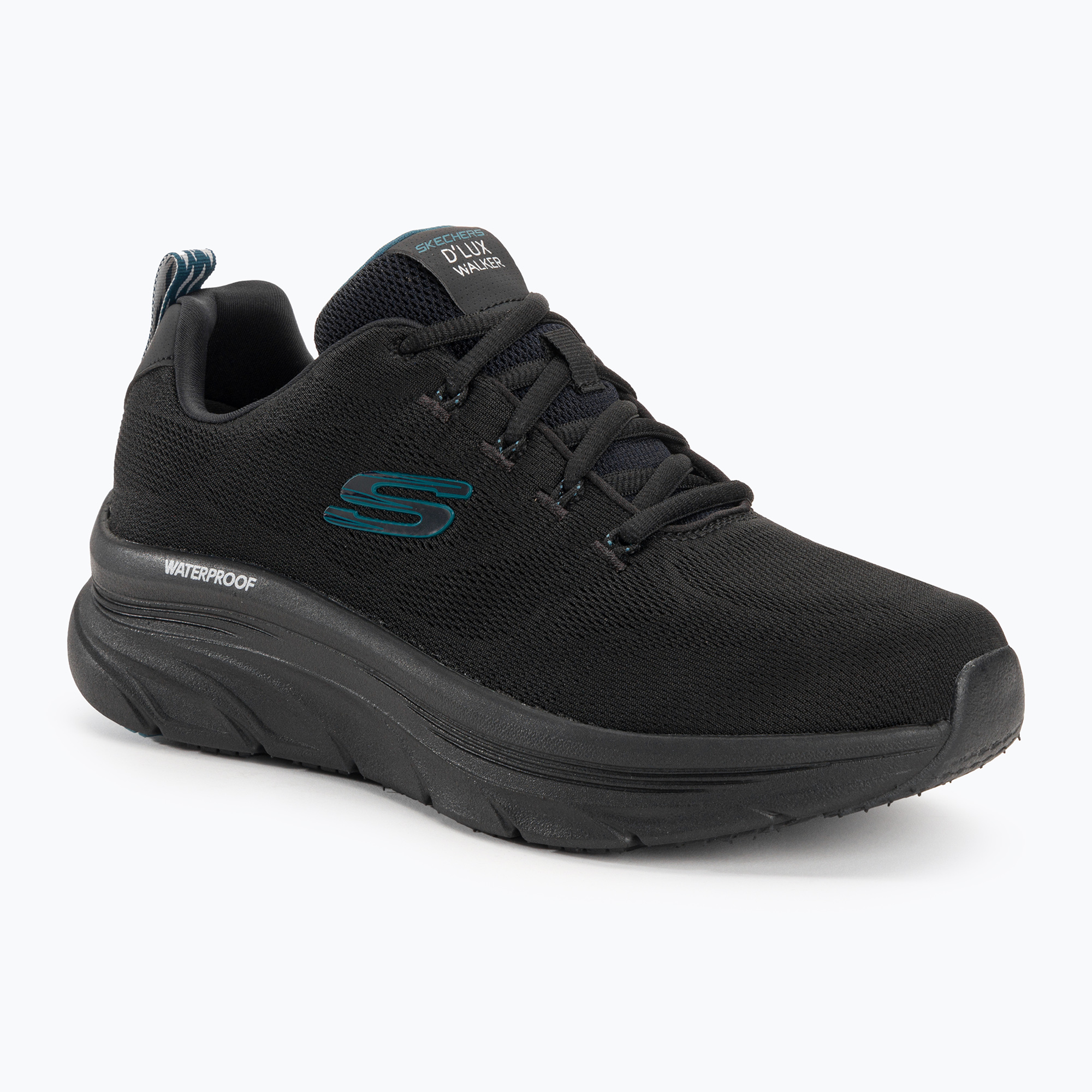 Buty męskie SKECHERS D'Lux Walker Get Oasis black/teal | WYSYŁKA W 24H | 30 DNI NA ZWROT