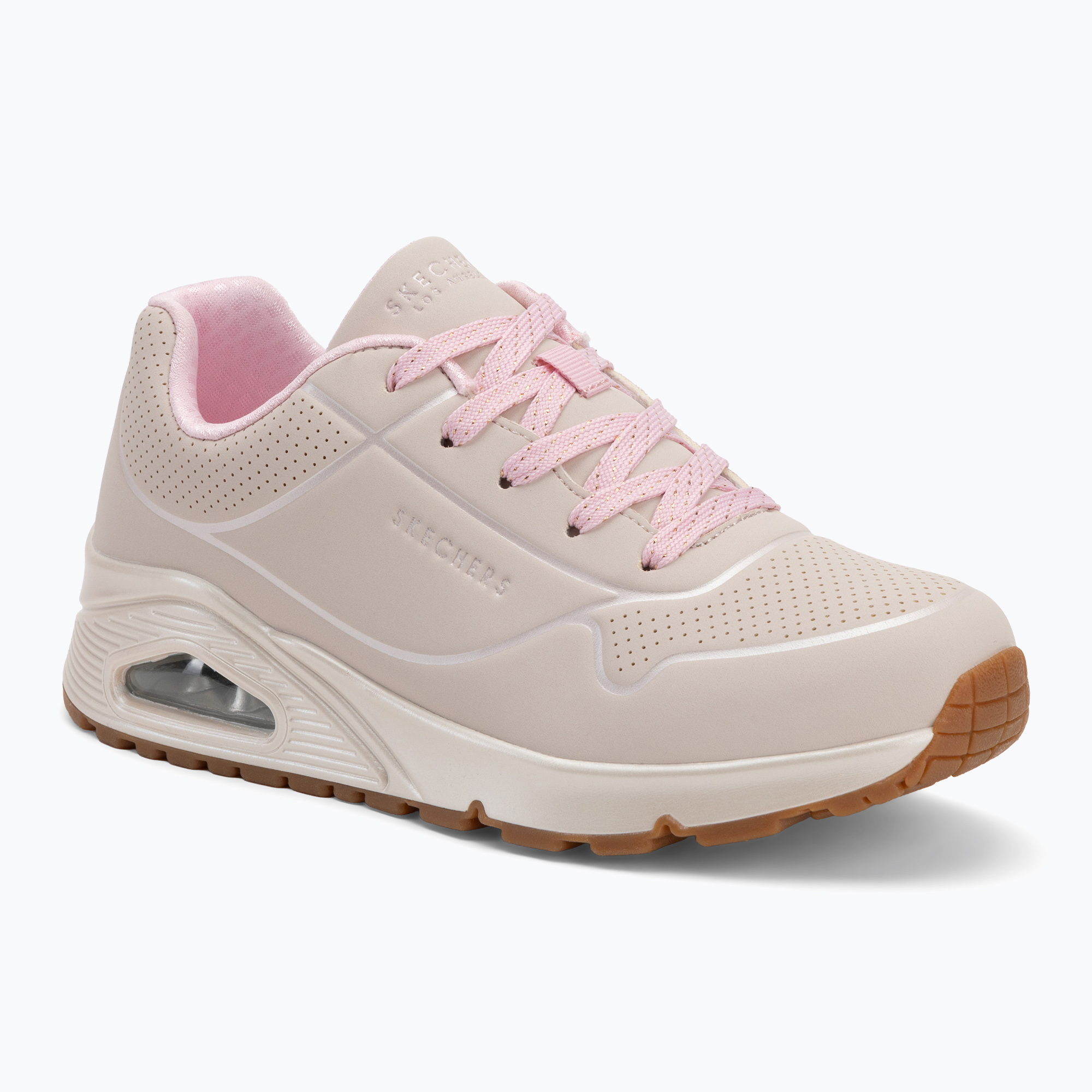 Buty dziecięce SKECHERS Uno Gen1 Cool Heels light pink 