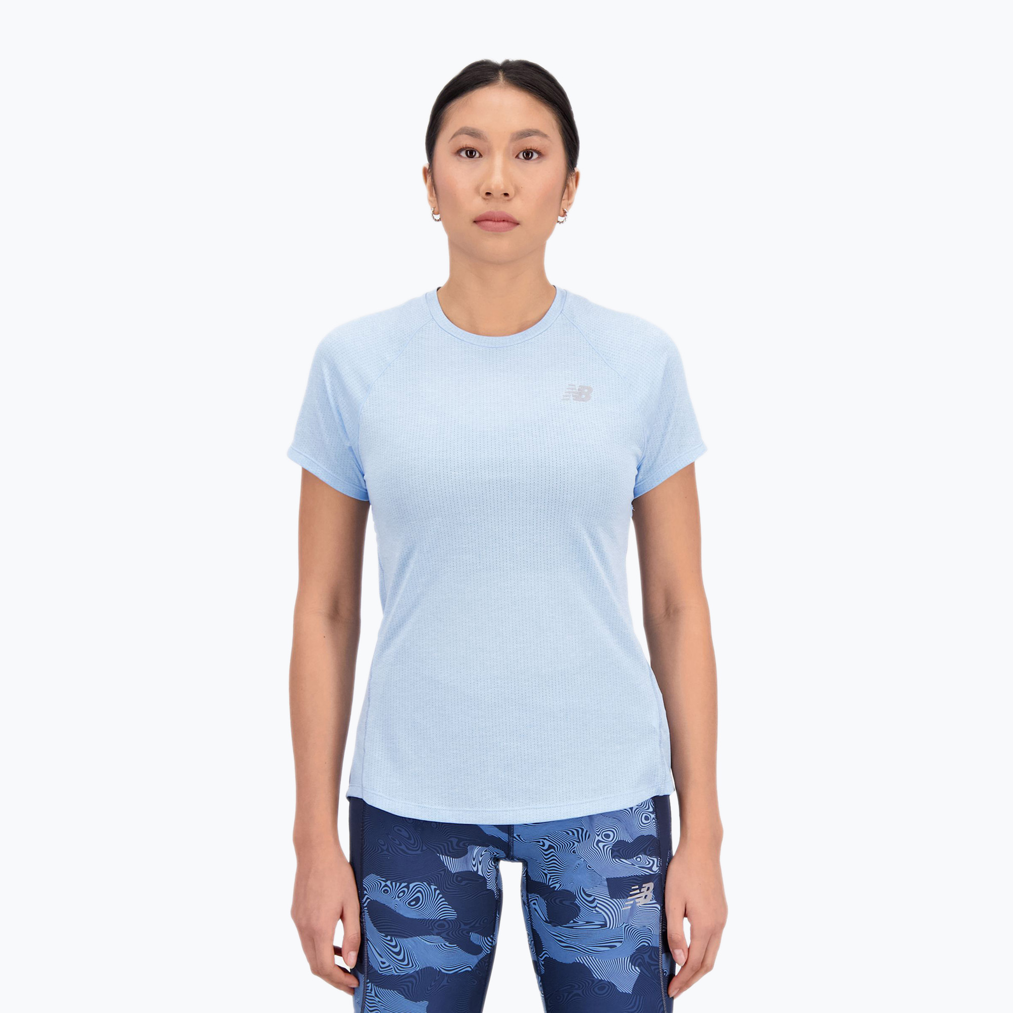 Koszulka do biegania damska New Balance Impact Run bluehaze | WYSYŁKA W 24H | 30 DNI NA ZWROT