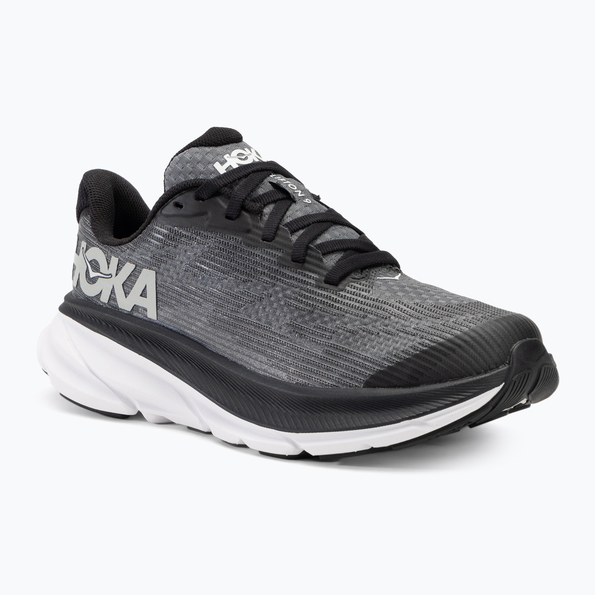 Buty do biegania dziecięce HOKA Clifton 9 black/white | WYSYŁKA W 24H | 30 DNI NA ZWROT