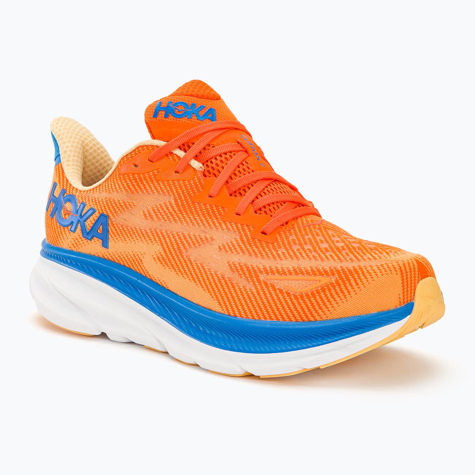 Buty do biegania męskie HOKA Clifton 9 Wide vibrant orange/impala | WYSYŁKA W 24H | 30 DNI NA ZWROT