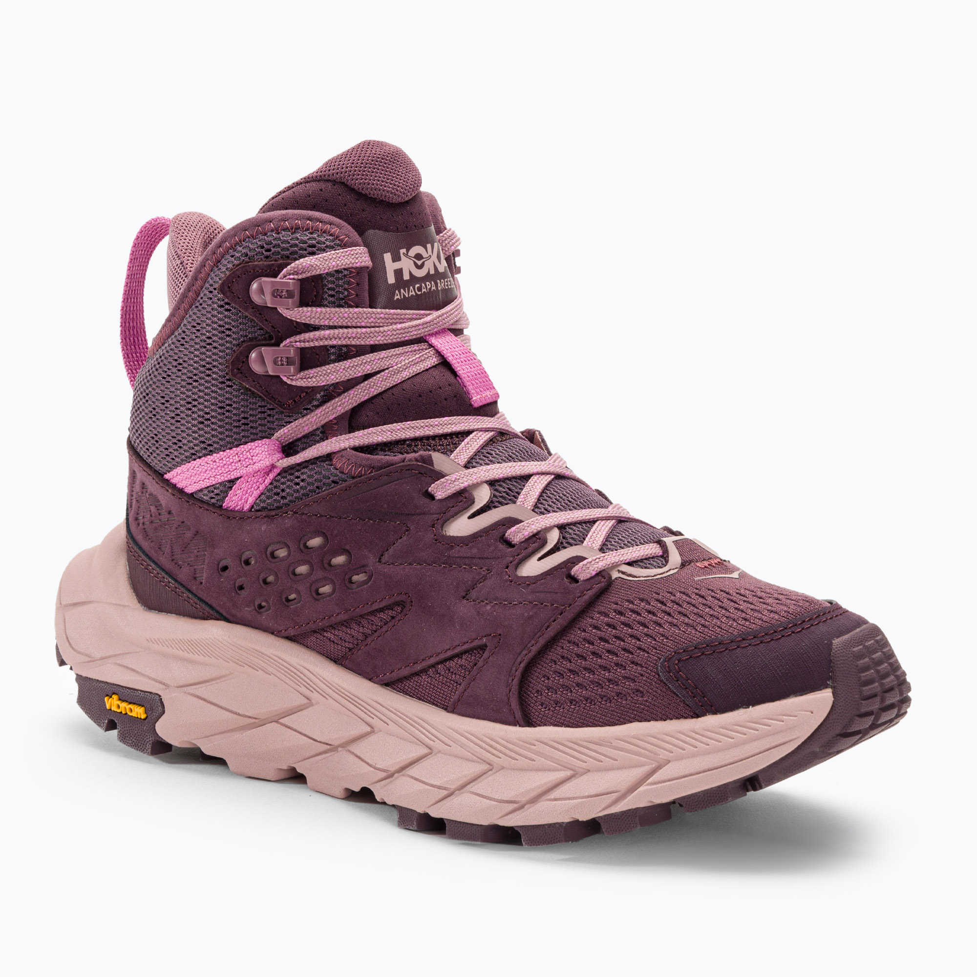 Фото - Трекінгове взуття Buty trekkingowe damskie HOKA Anacapa Breeze Mid raisin/pale mauve | WYSYŁ