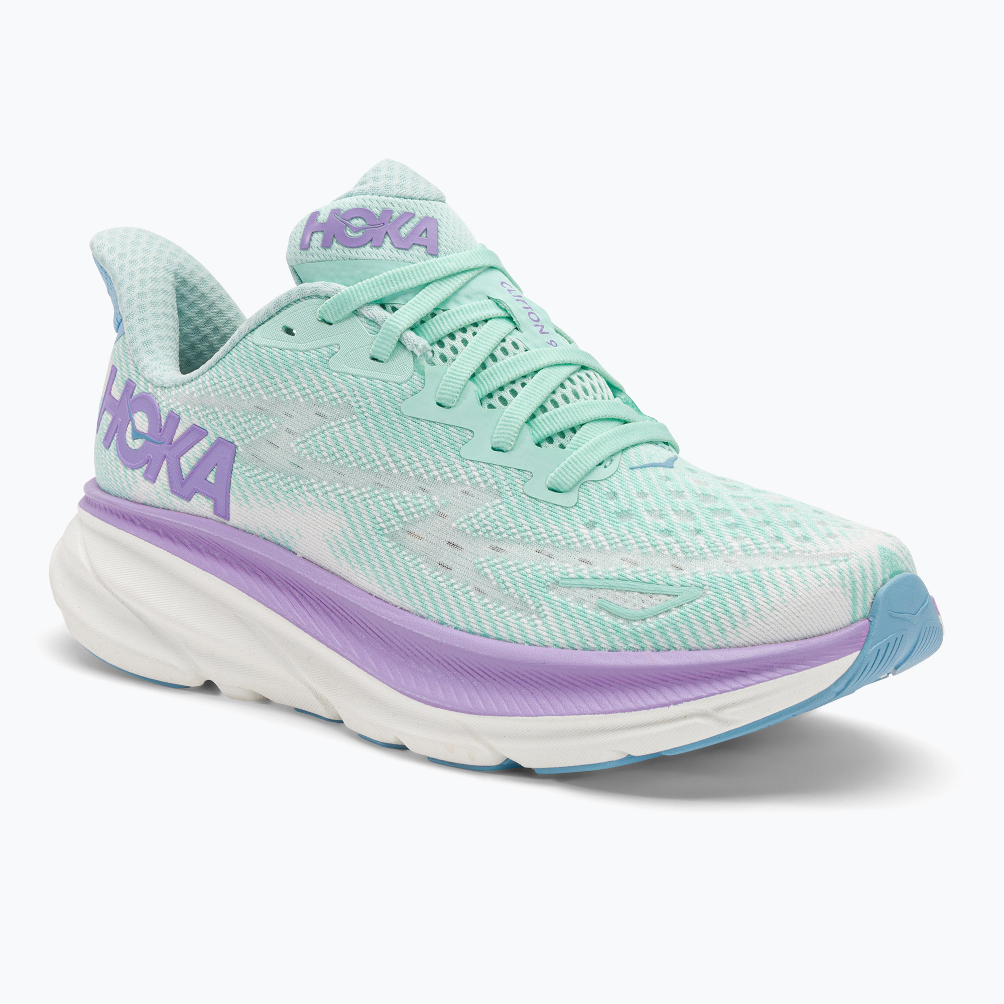 Buty do biegania damskie HOKA Clifton 9 sunlit ocean/lilac mist | WYSYŁKA W 24H | 30 DNI NA ZWROT