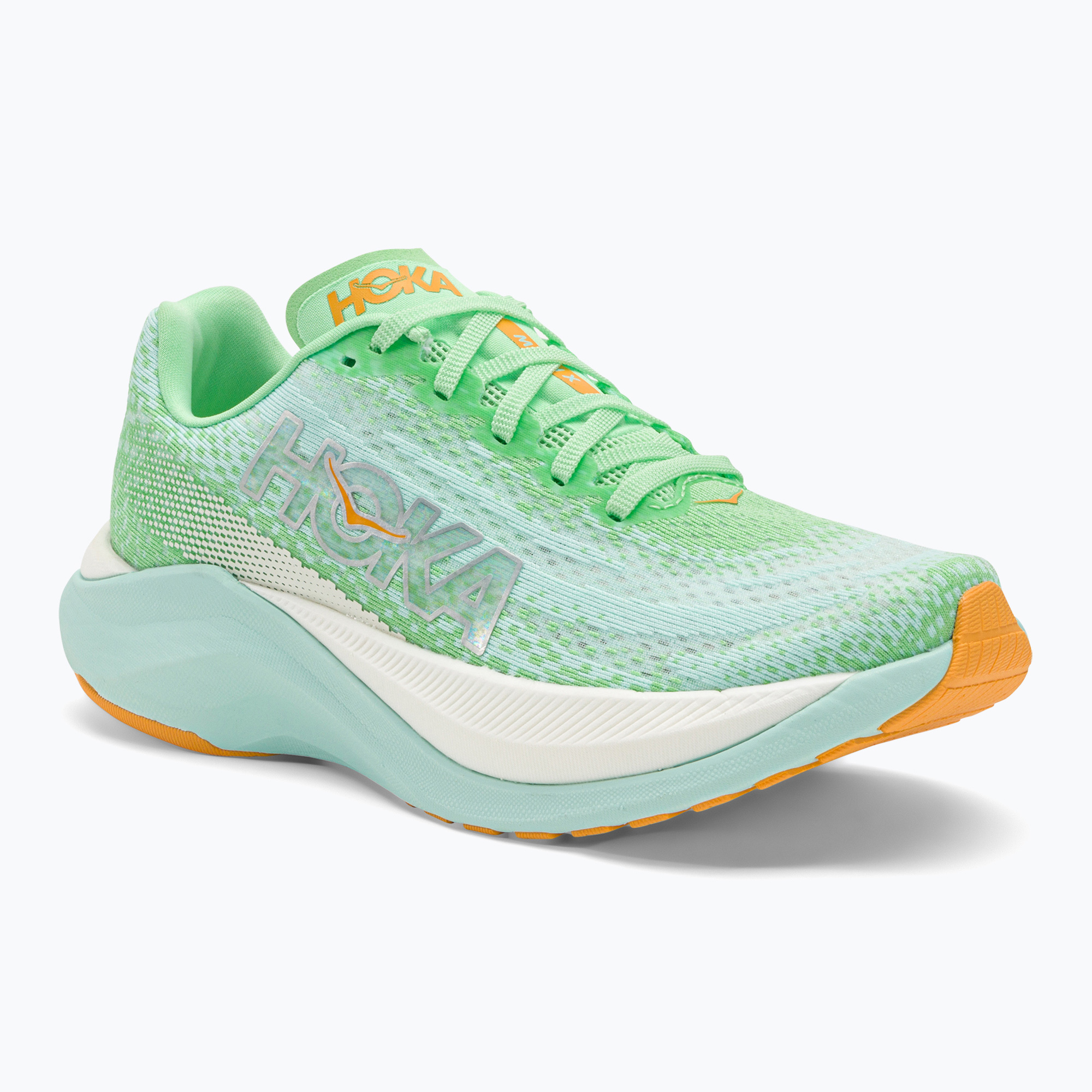 Buty do biegania damskie HOKA Mach X lime glow/sunlit ocean | WYSYŁKA W 24H | 30 DNI NA ZWROT