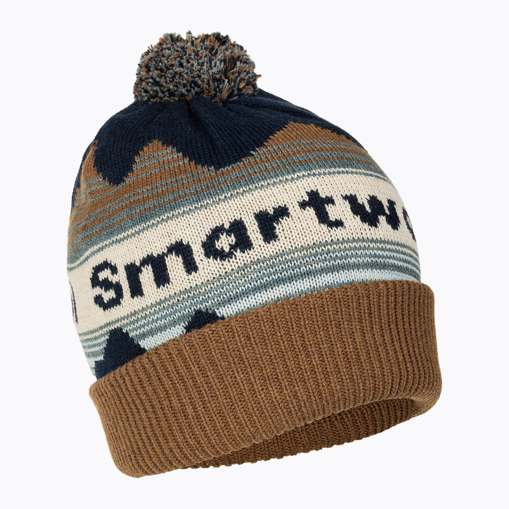 Czapka zimowa Smartwool Knit Winter Pattern POM deep navy heather | WYSYŁKA W 24H | 30 DNI NA ZWROT