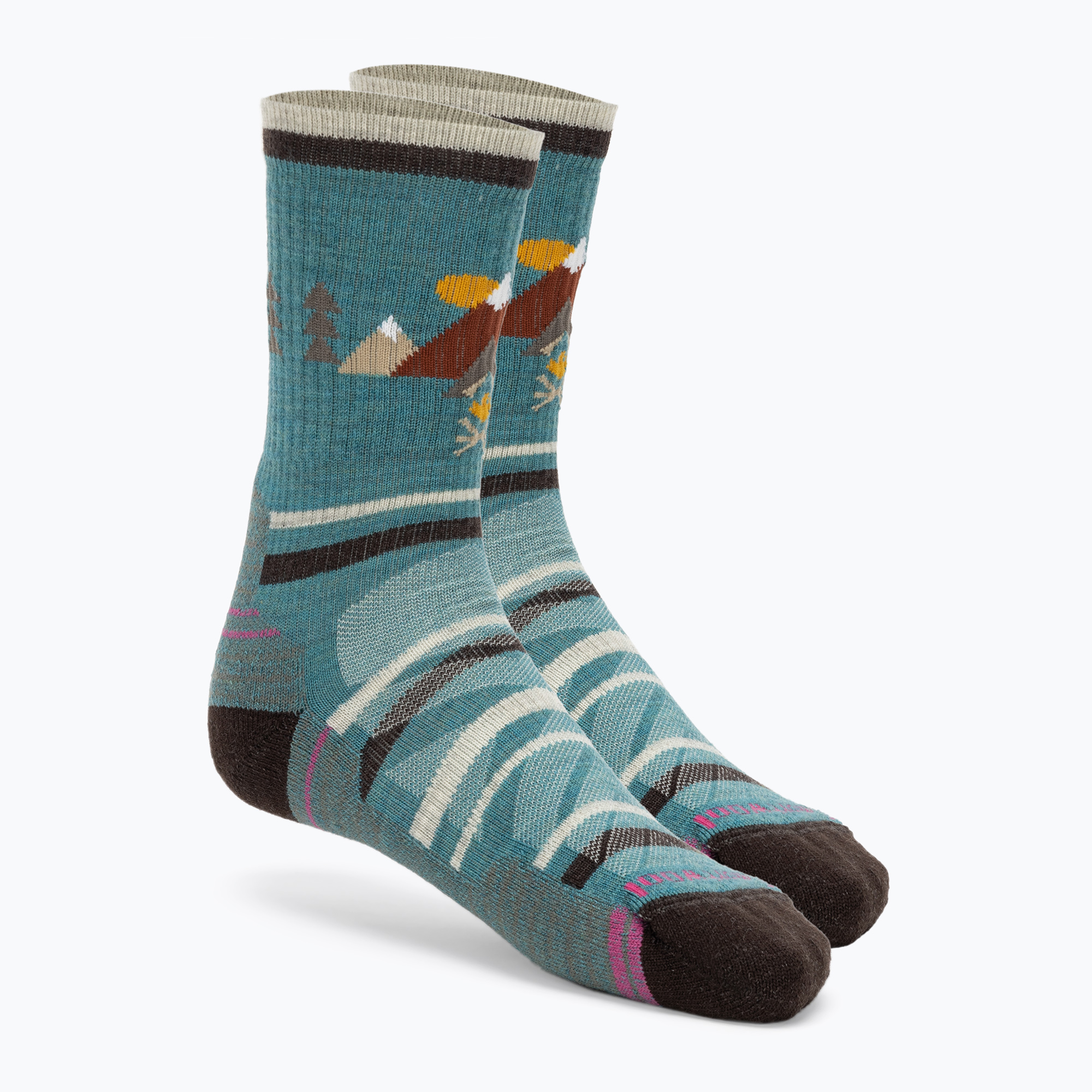 Skarpety trekkingowe damskie Smartwool Hike Light Cushion Under The Stars Crew cascade green | WYSYŁKA W 24H | 30 DNI NA ZWROT