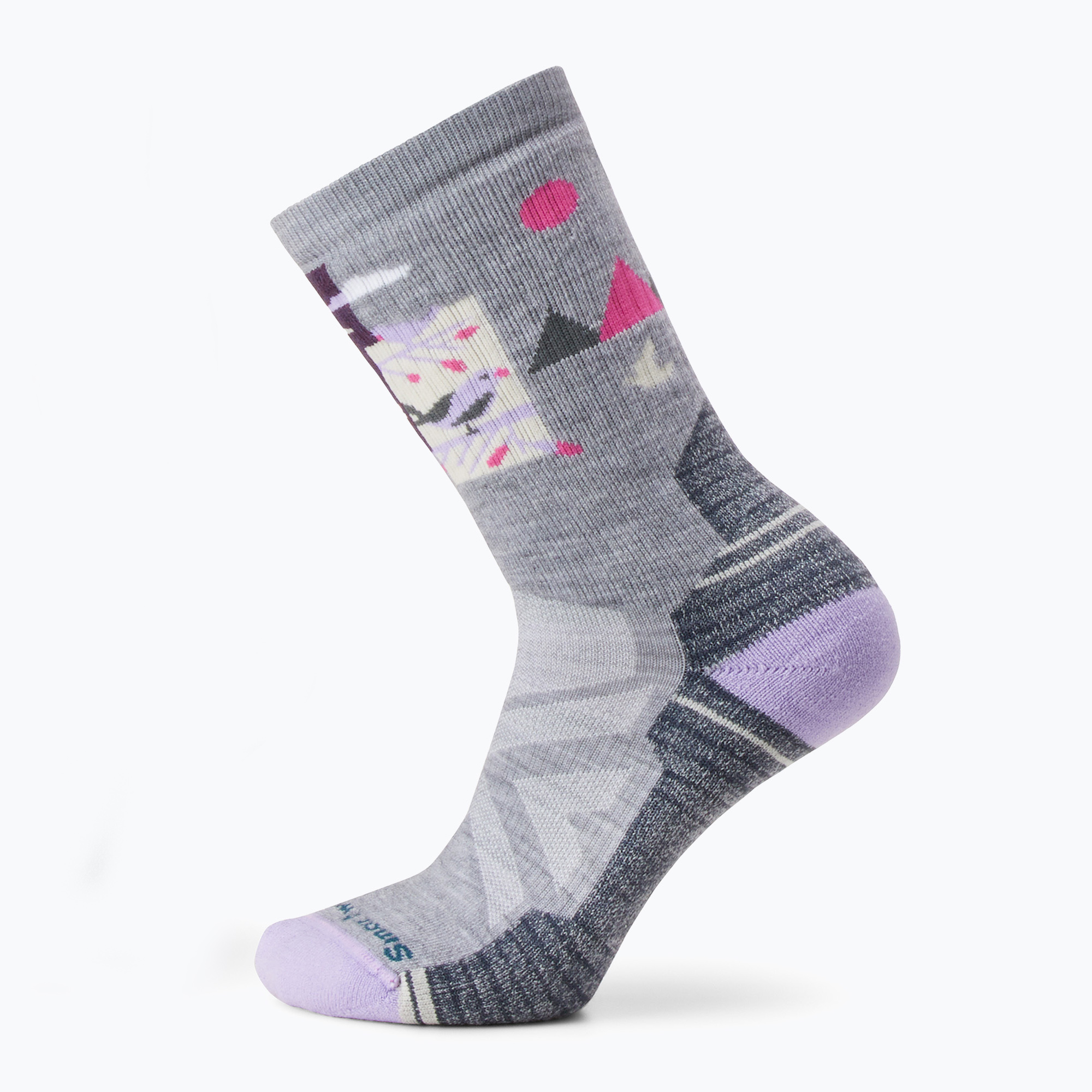 Skarpety trekkingowe damskie Smartwool Hike Full Cushion Alpine Perch Crew light gray | WYSYŁKA W 24H | 30 DNI NA ZWROT