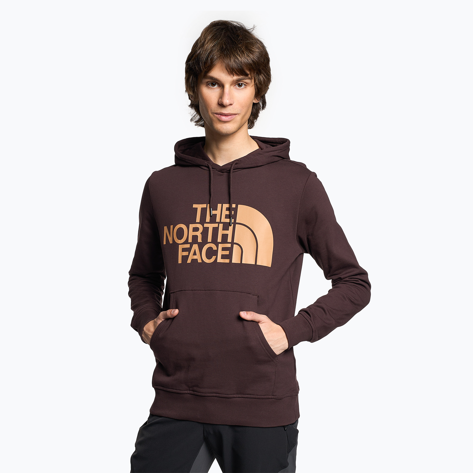 Bluza męska The North Face Standard Hoodie coal brown/almond butter | WYSYŁKA W 24H | 30 DNI NA ZWROT