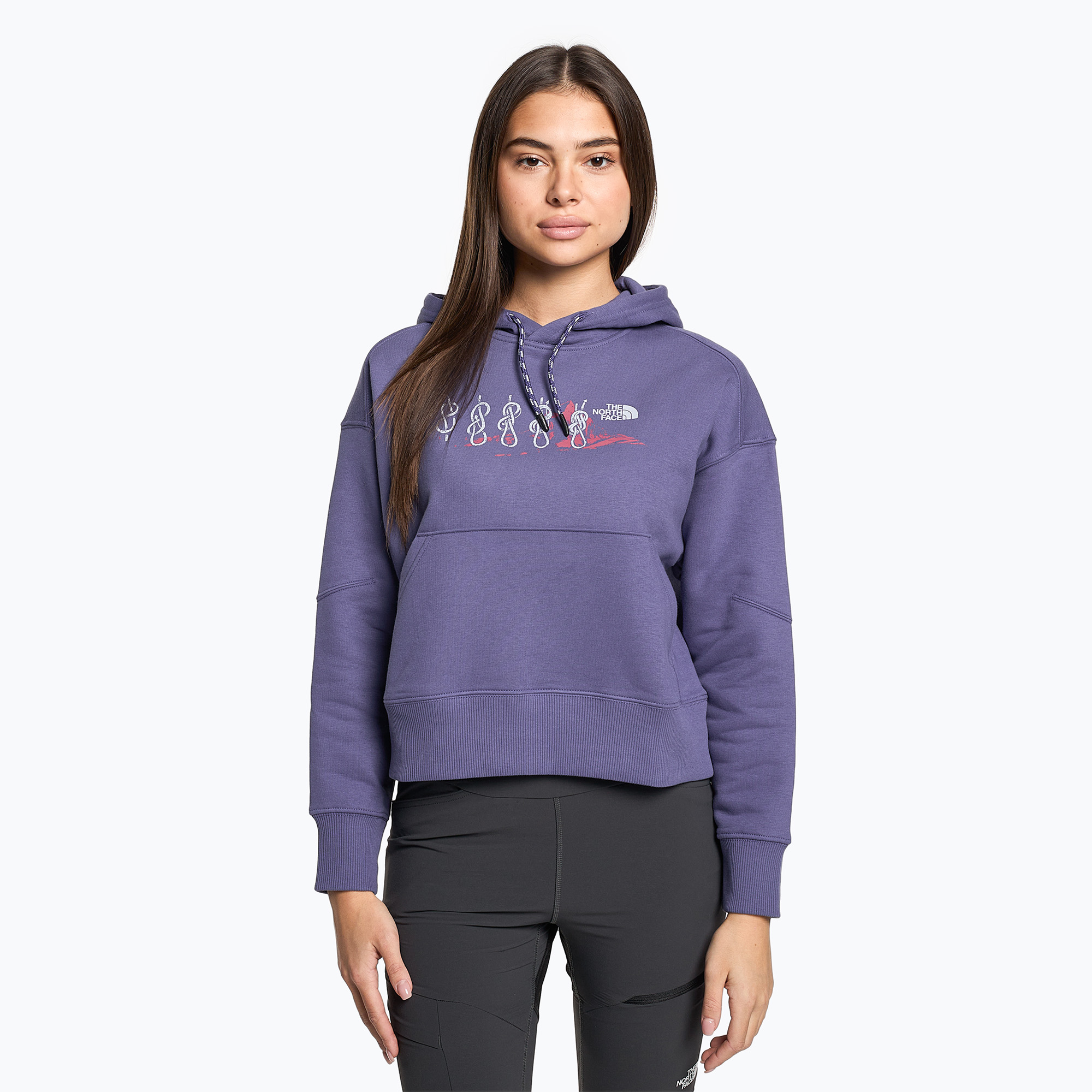 Bluza trekkingowa damska The North Face Outdoor Graphic Hoodie cave blue | WYSYŁKA W 24H | 30 DNI NA ZWROT