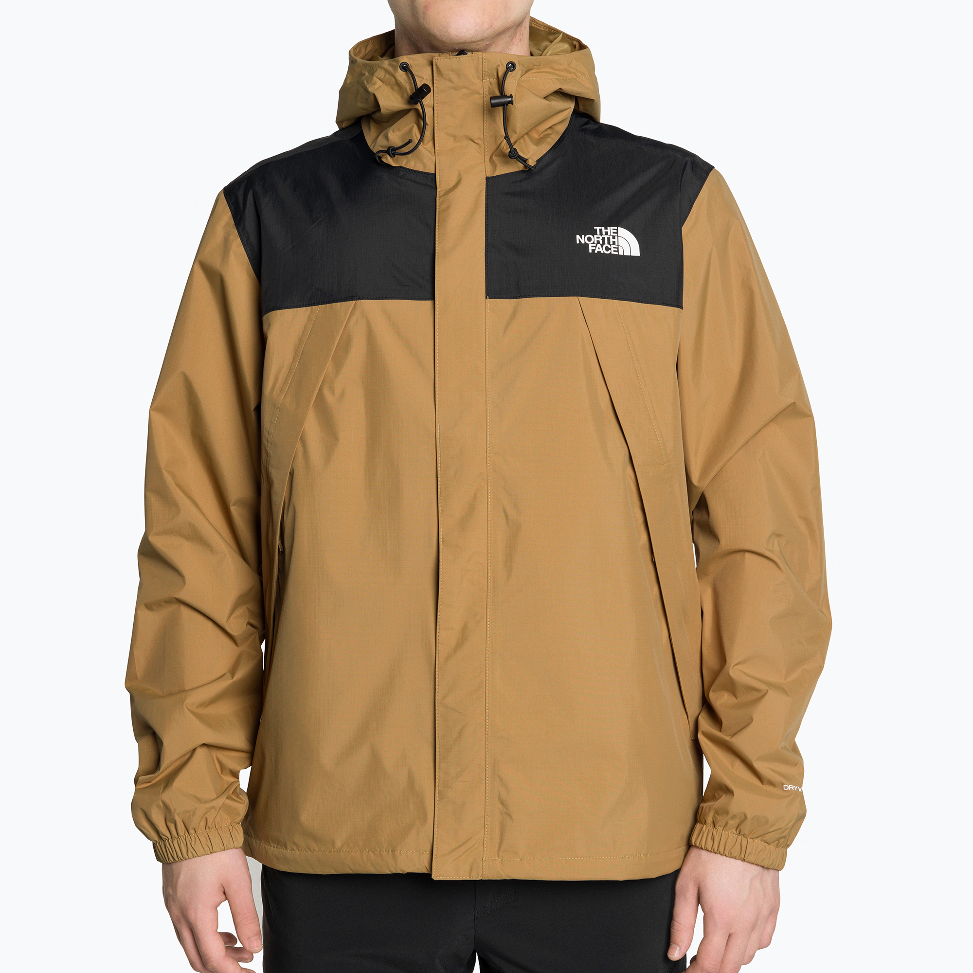 Kurtka przeciwdeszczowa męska The North Face Antora utility brown/black | WYSYŁKA W 24H | 30 DNI NA ZWROT