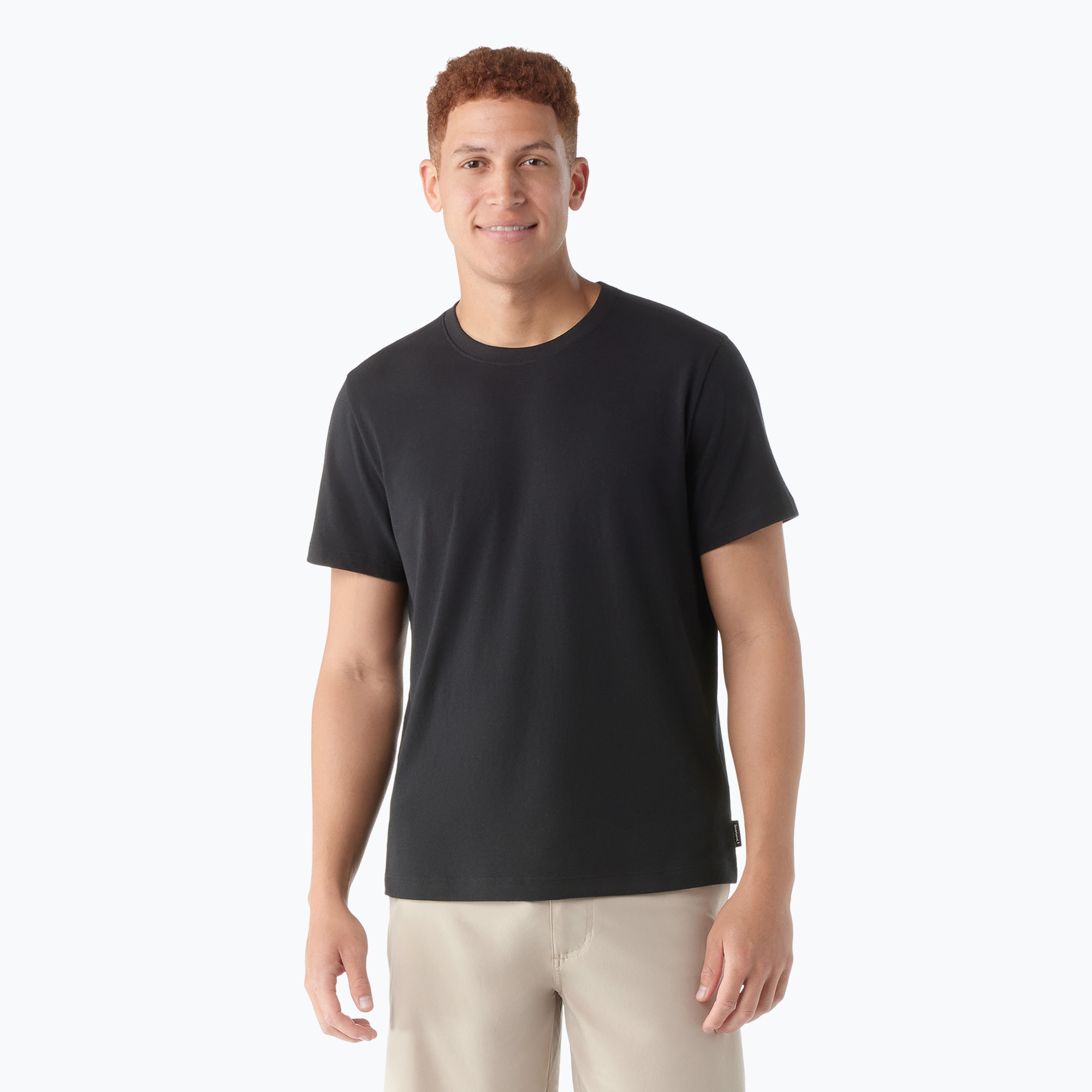 Koszulka męska Smartwool Perfect Crew Short Sleeve black | WYSYŁKA W 24H | 30 DNI NA ZWROT