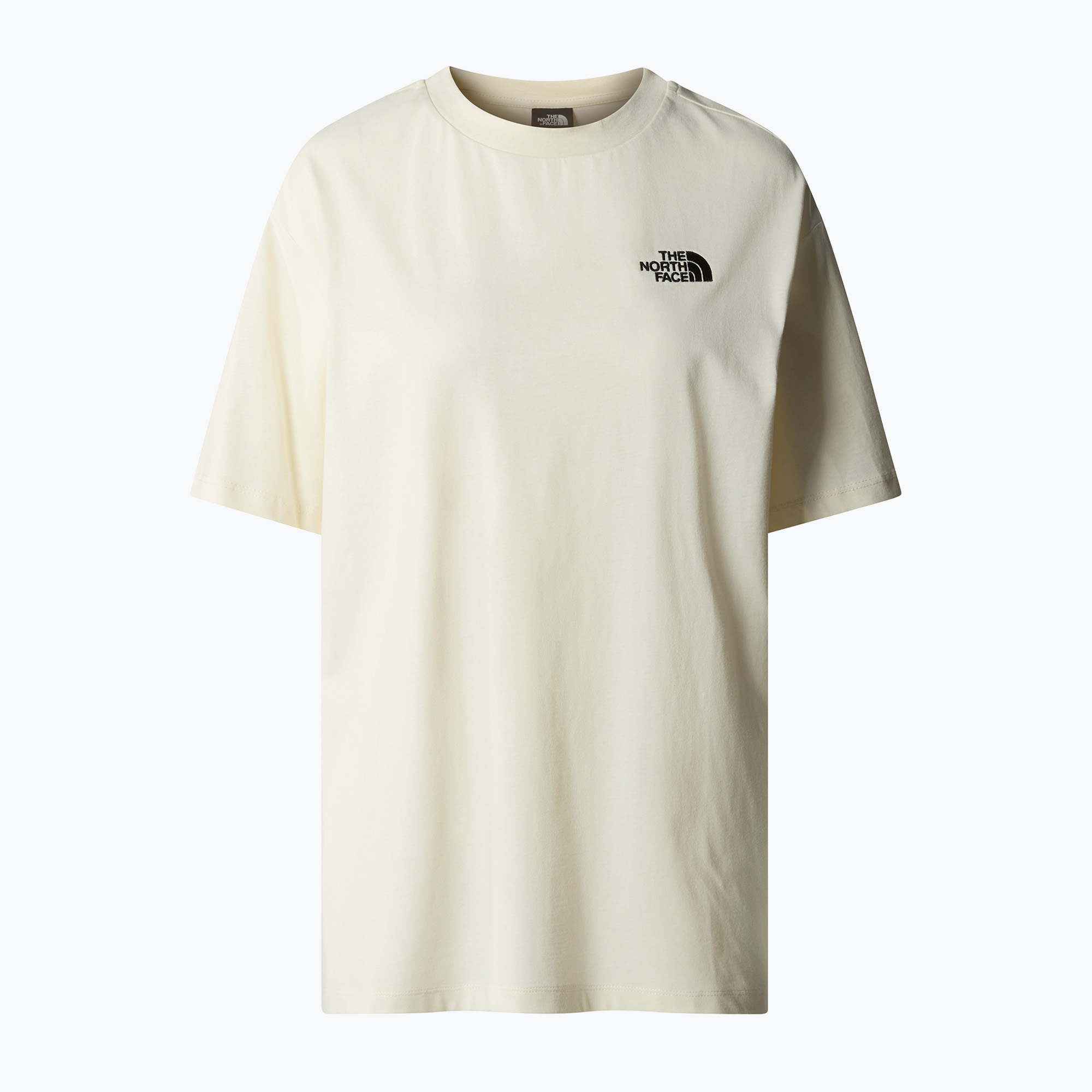 Zdjęcia - Odzież trekkingowa The North Face Koszulka damska  Essential Oversize Tee white dune | WYSYŁKA W 24H | 30 DNI NA ZWROT 