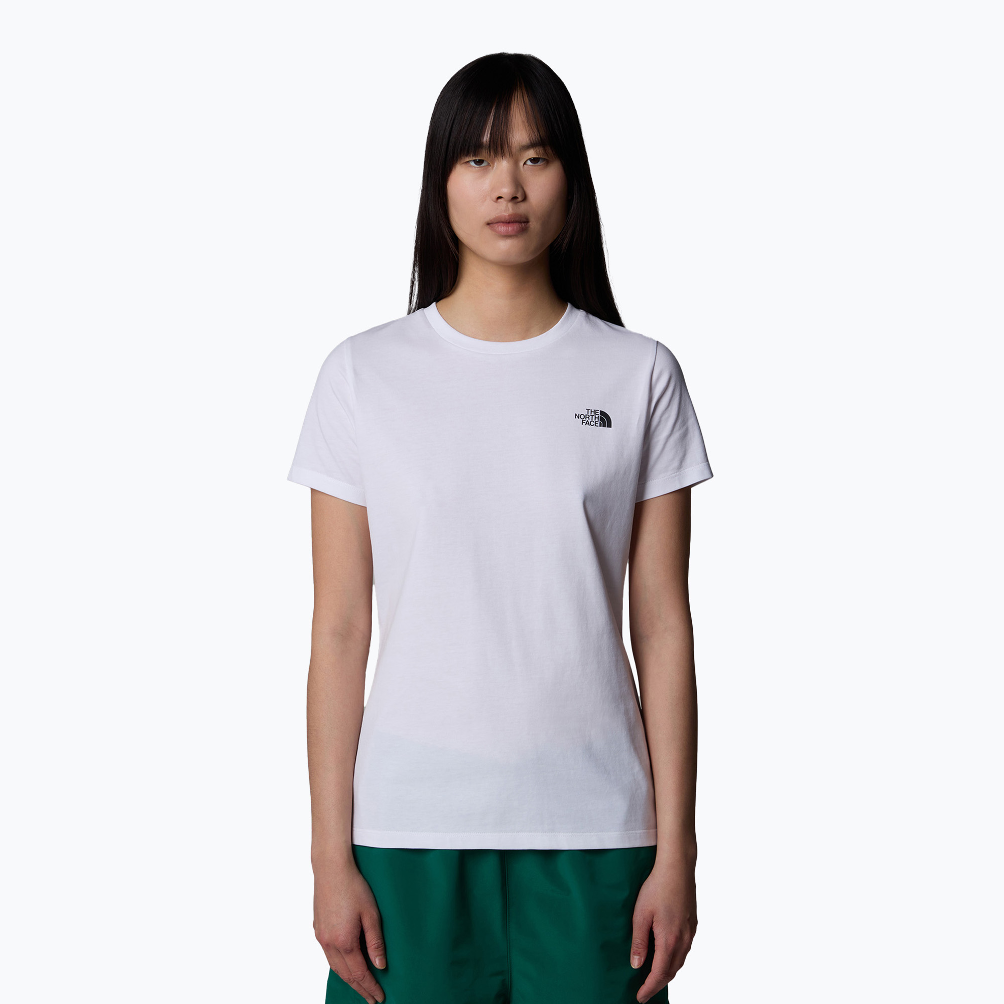 Koszulka damska The North Face Simple Dome Slim Tee tnf white | WYSYŁKA W 24H | 30 DNI NA ZWROT