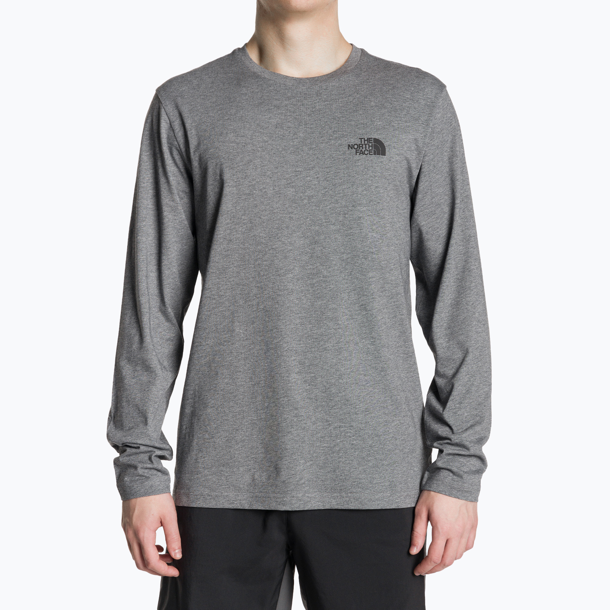 Longsleeve męski The North Face Simple Dome medium grey heather | WYSYŁKA W 24H | 30 DNI NA ZWROT