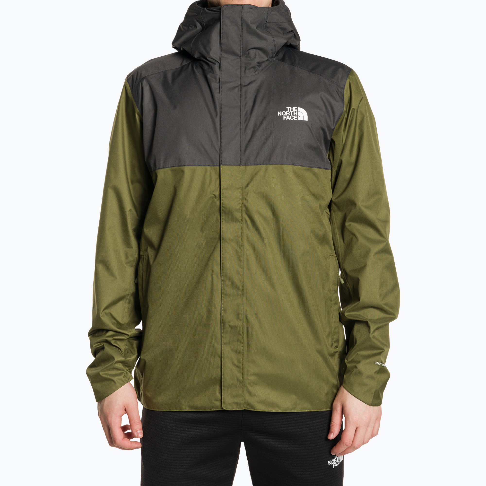 Kurtka przeciwdeszczowa męska The North Face Quest Zip-In forest olive/asphalt grey | WYSYŁKA W 24H | 30 DNI NA ZWROT