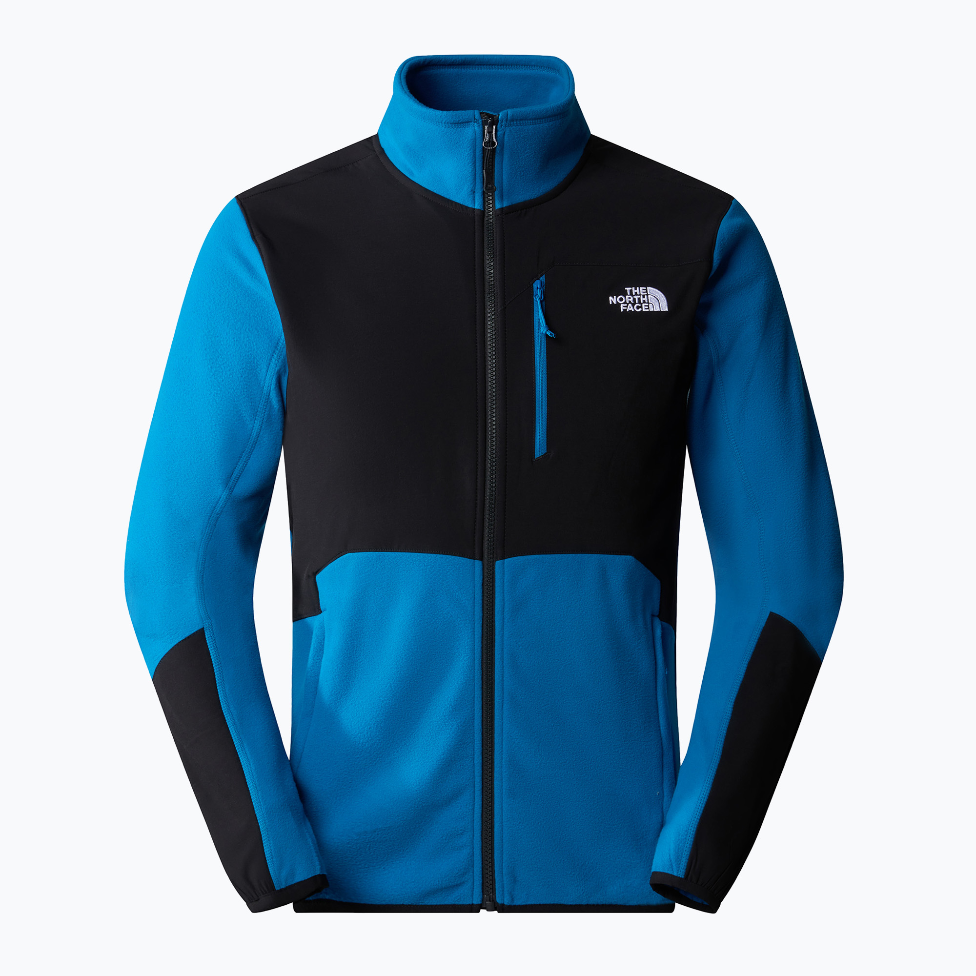 Bluza trekkingowa męska The North Face Glacier Pro FZ adriatic blue/black | WYSYŁKA W 24H | 30 DNI NA ZWROT