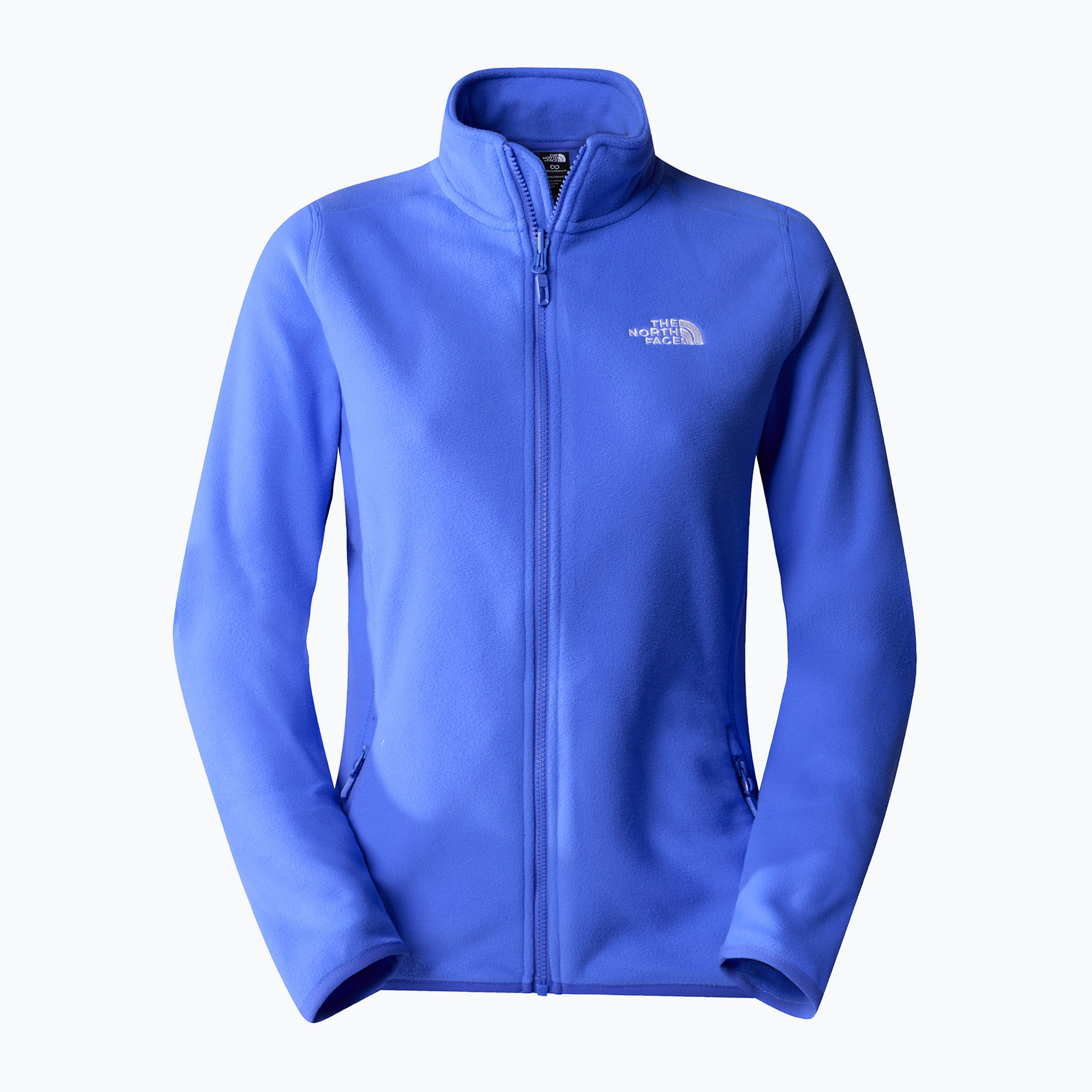 Bluza polarowa damska The North Face 100 Glacier FZ solar blue | WYSYŁKA W 24H | 30 DNI NA ZWROT