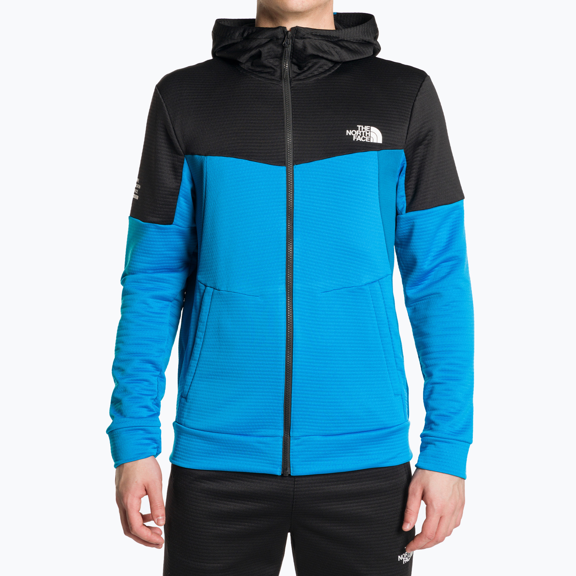 Bluza męska The North Face Ma Full Zip skyline blue/black | WYSYŁKA W 24H | 30 DNI NA ZWROT