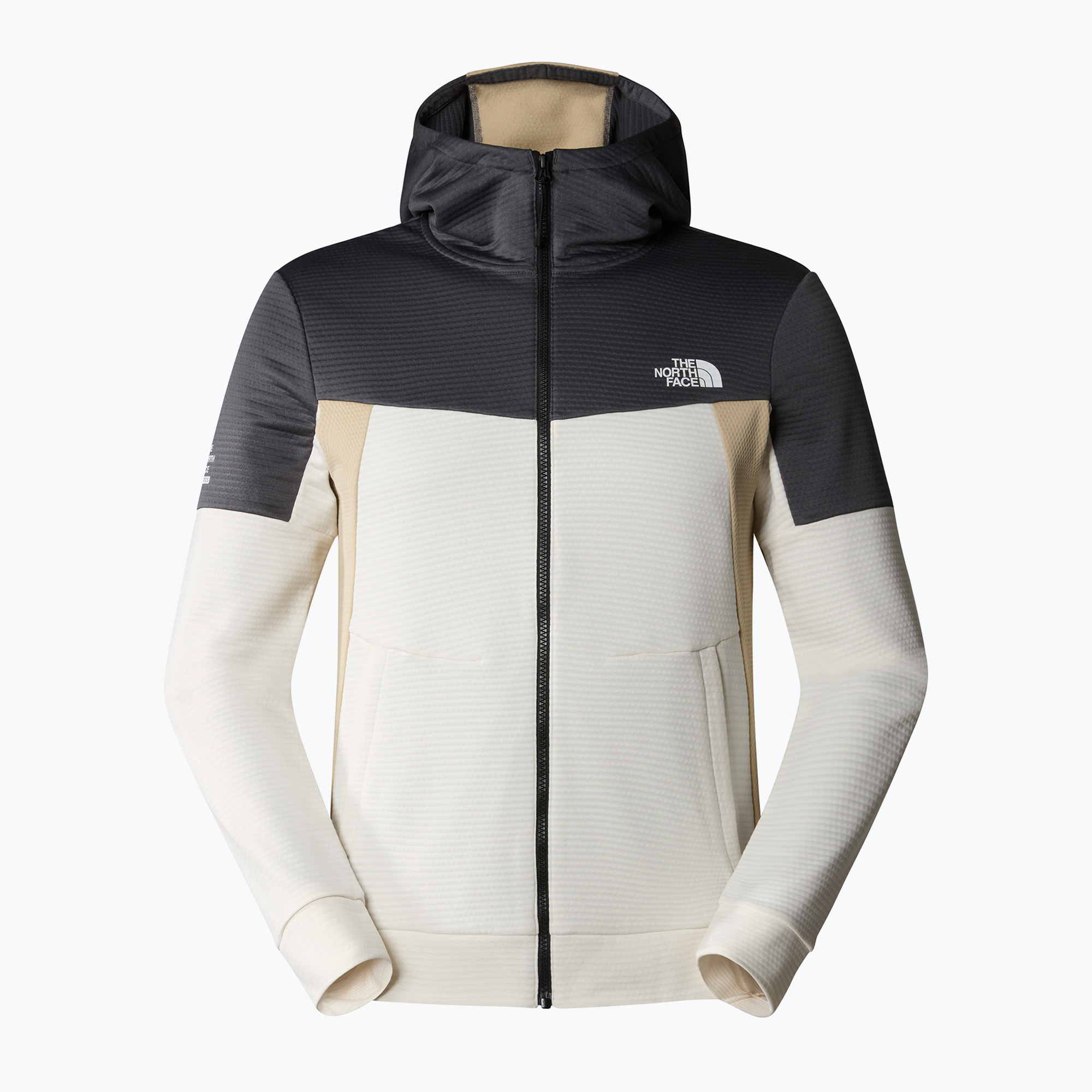 Bluza męska The North Face Ma Full Zip white dune/anthracite grey | WYSYŁKA W 24H | 30 DNI NA ZWROT