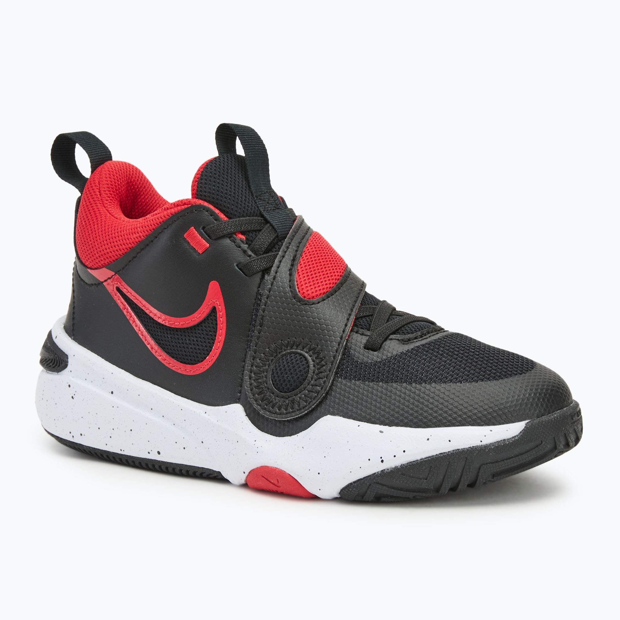 Buty do koszykówki dziecięce Nike Team Hustle D11 black/ white/ university red | WYSYŁKA W 24H | 30 DNI NA ZWROT