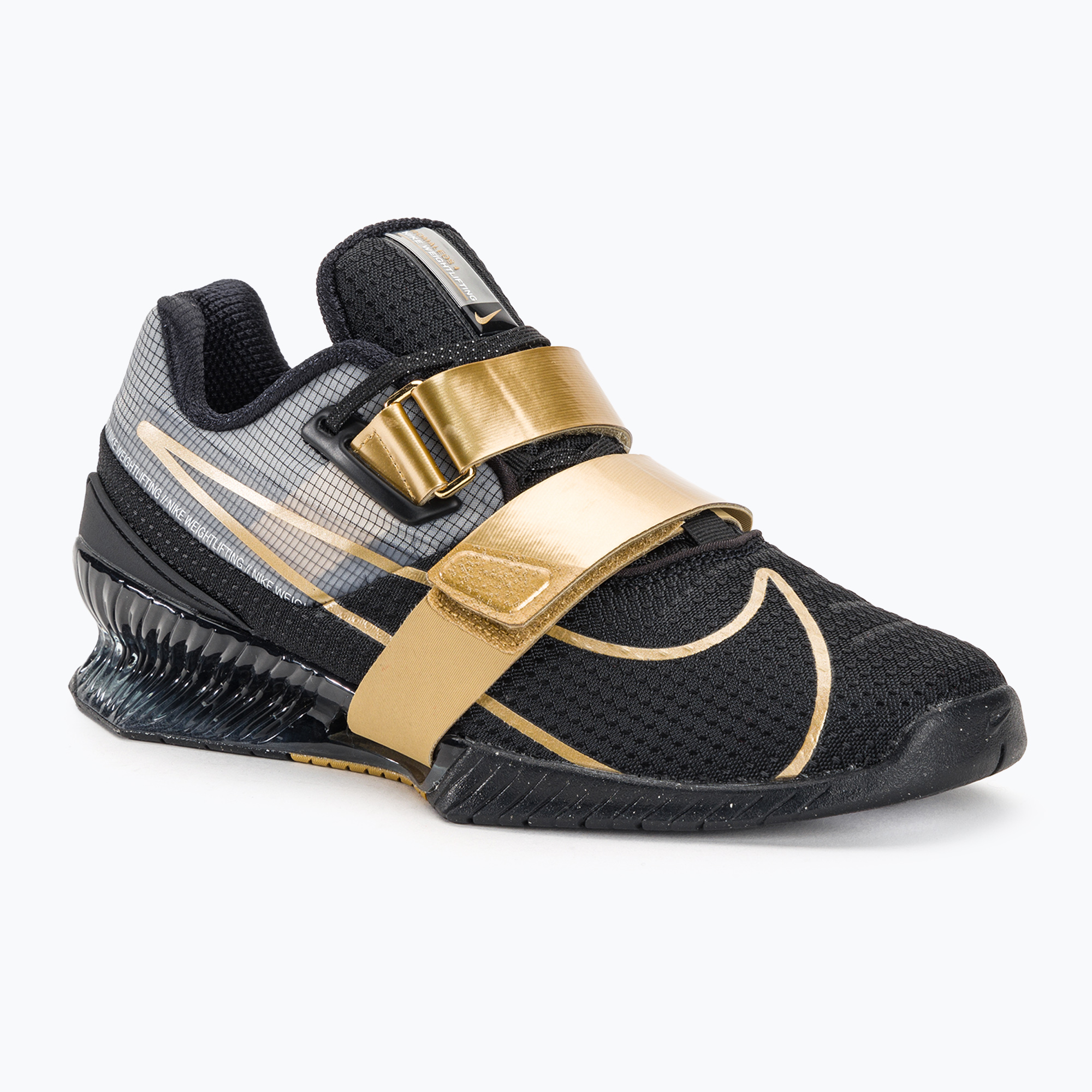 Buty do podnoszenia ciężarów Nike Romaleos 4 black/metallic gold white | WYSYŁKA W 24H | 30 DNI NA ZWROT