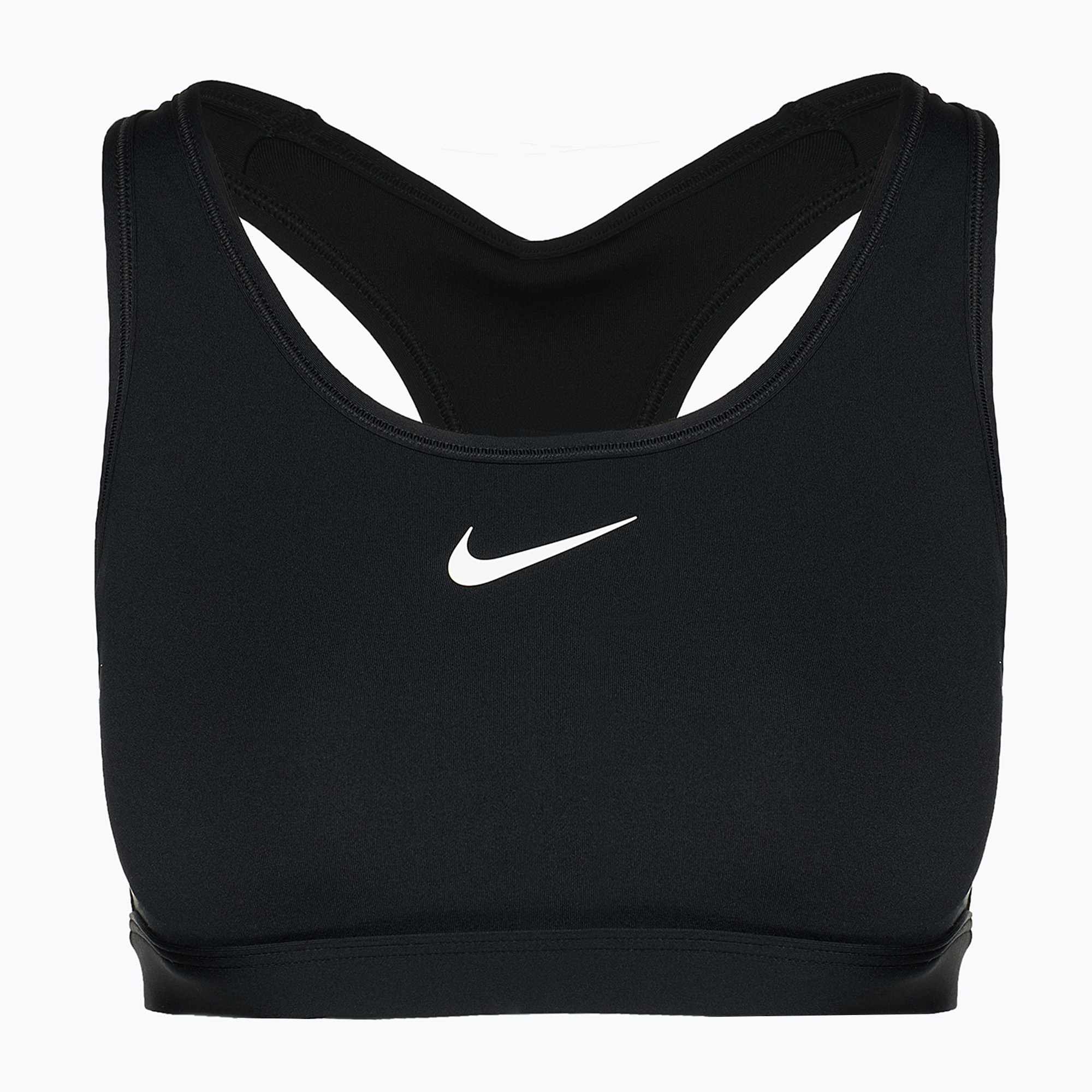 Biustonosz treningowy Nike Swoosh Medium Support black/white | WYSYŁKA W 24H | 30 DNI NA ZWROT