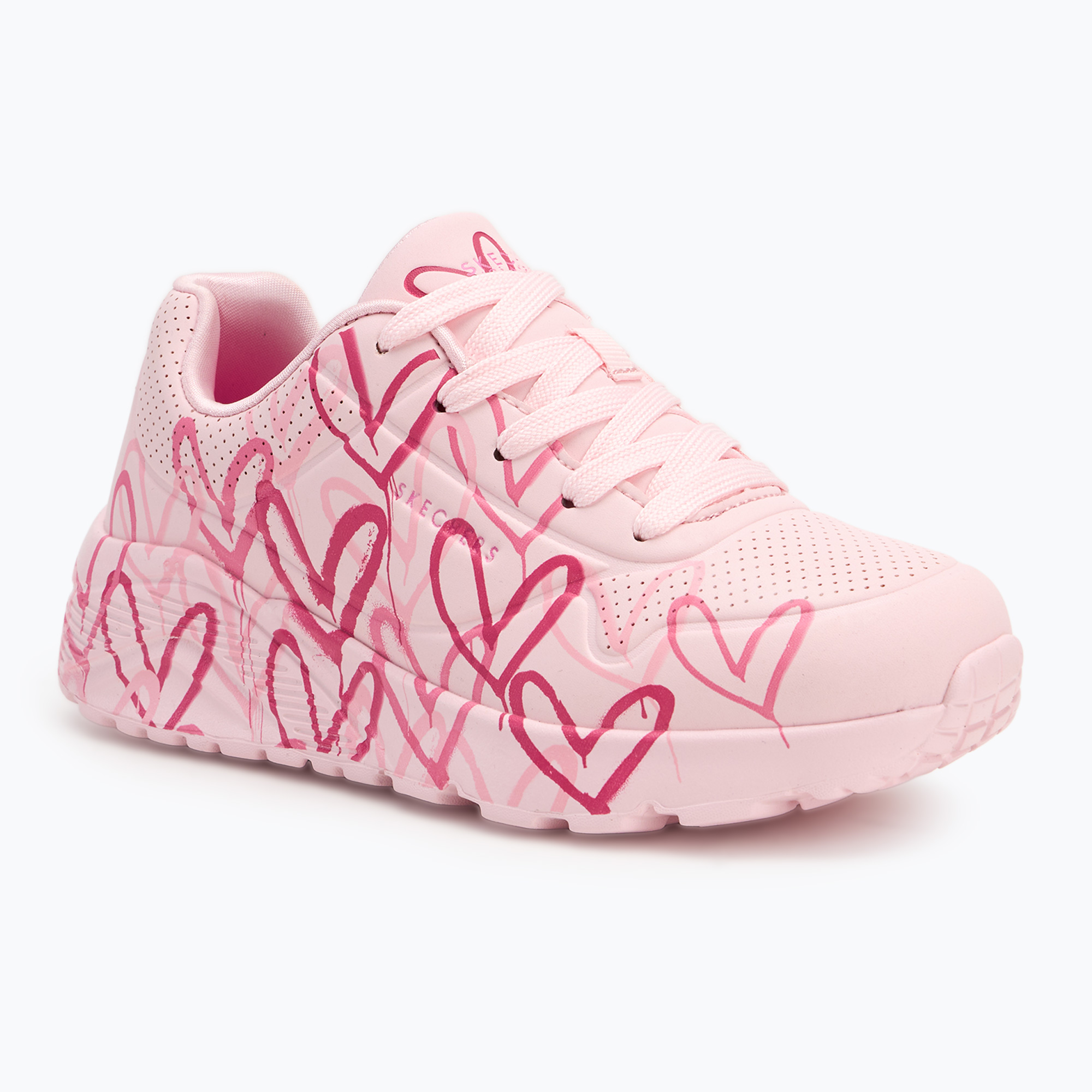 Buty dziecięce SKECHERS JGoldcrown Uno Lite Spread The Joy light pink/multicolor | WYSYŁKA W 24H | 30 DNI NA ZWROT