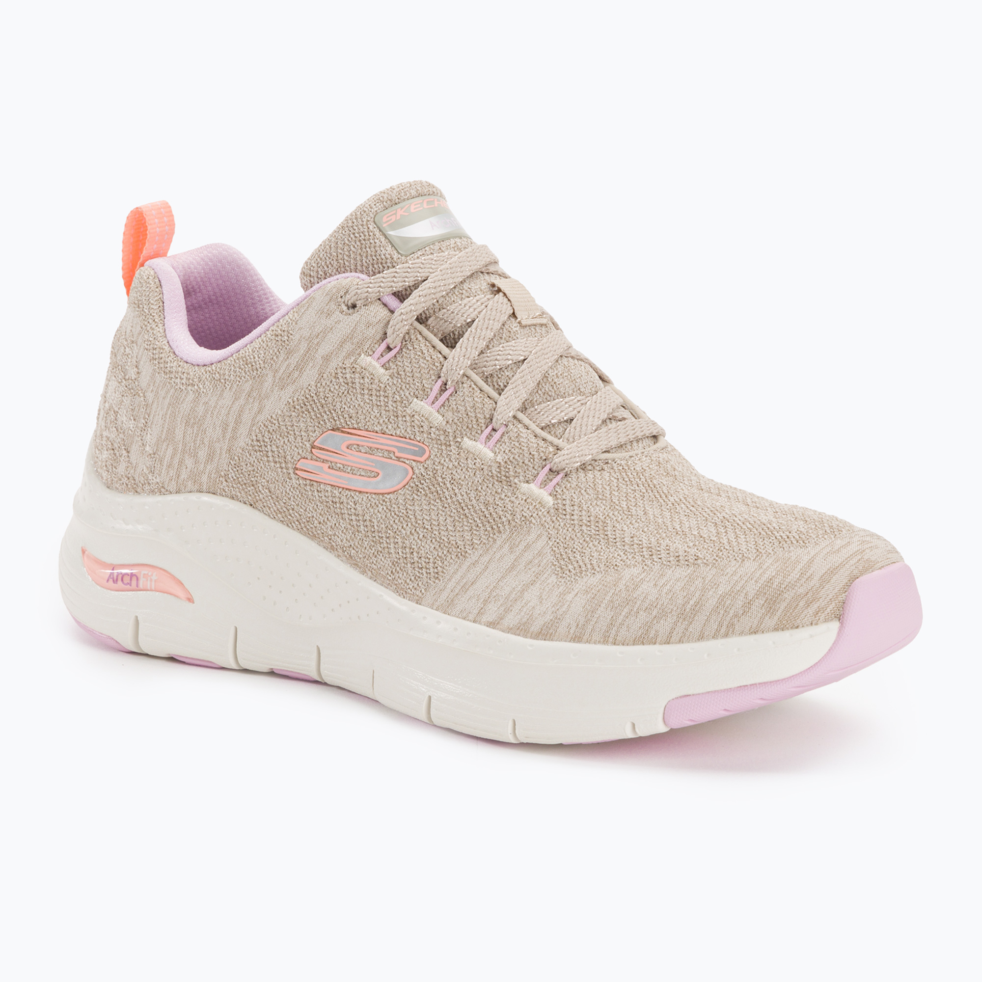 Buty damskie SKECHERS Arch Fit Comfy Wave taupe/multi | WYSYŁKA W 24H | 30 DNI NA ZWROT