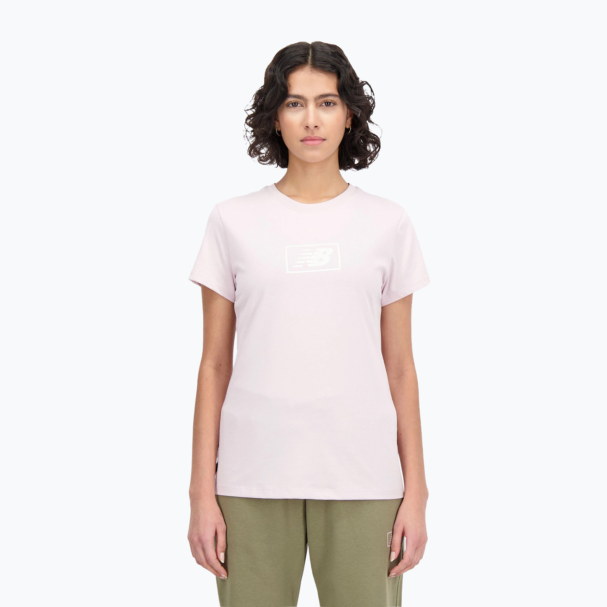 Koszulka damska New Balance Essentials Cotton Jersey december | WYSYŁKA W 24H | 30 DNI NA ZWROT