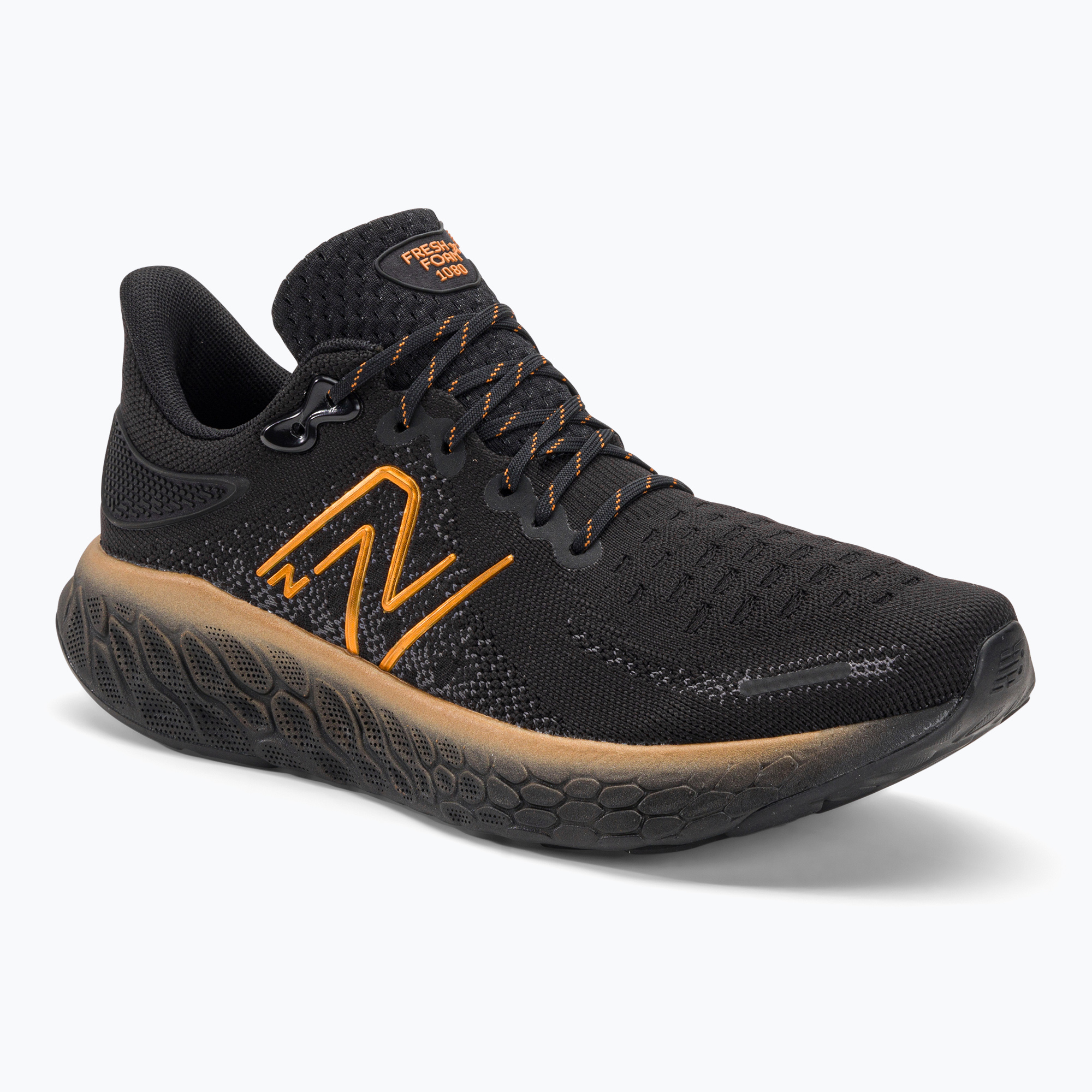 Buty do biegania męskie New Balance Fresh Foam X 1080 v12 black/orange | WYSYŁKA W 24H | 30 DNI NA ZWROT