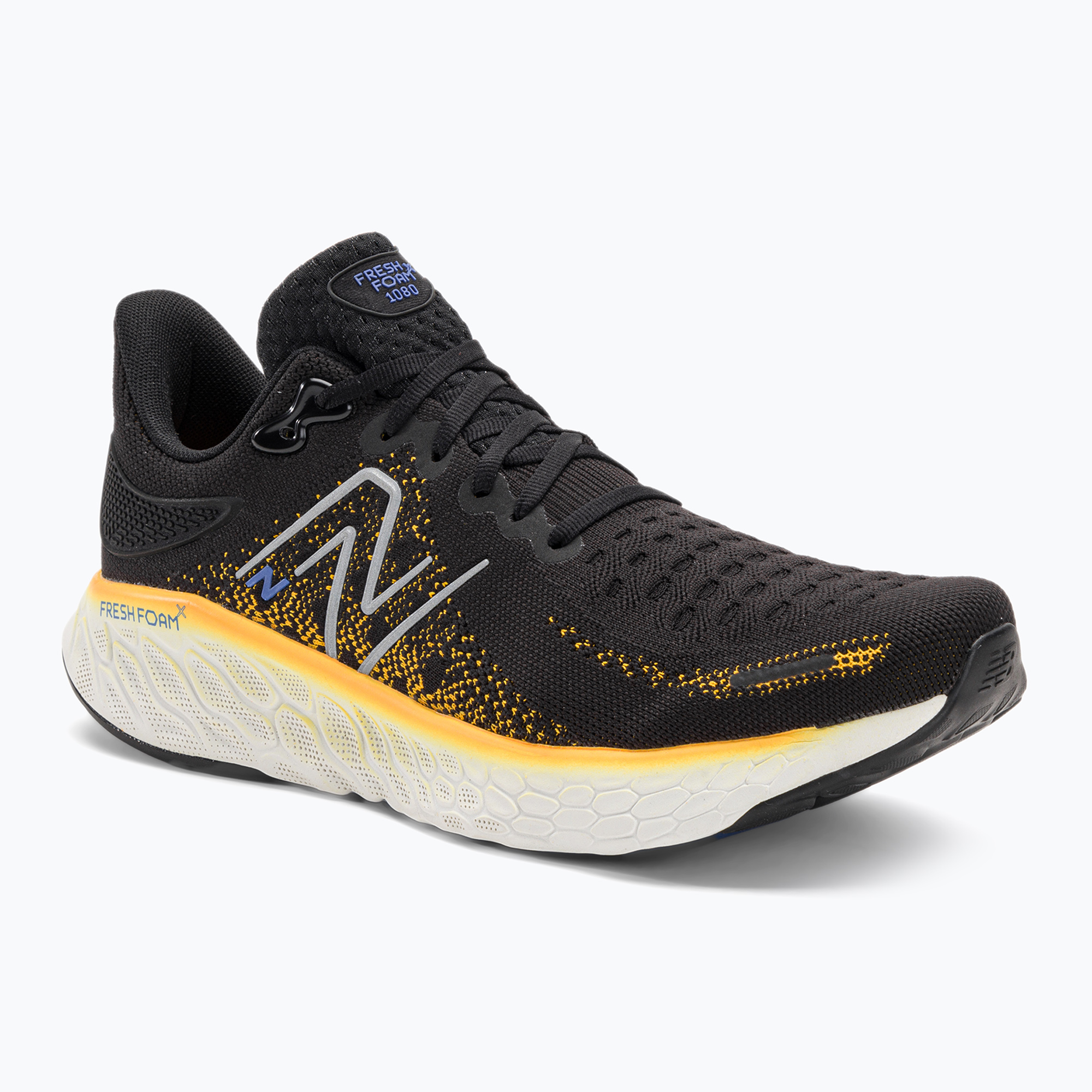 Buty do biegania męskie New Balance Fresh Foam X 1080 v12 black/yellow | WYSYŁKA W 24H | 30 DNI NA ZWROT