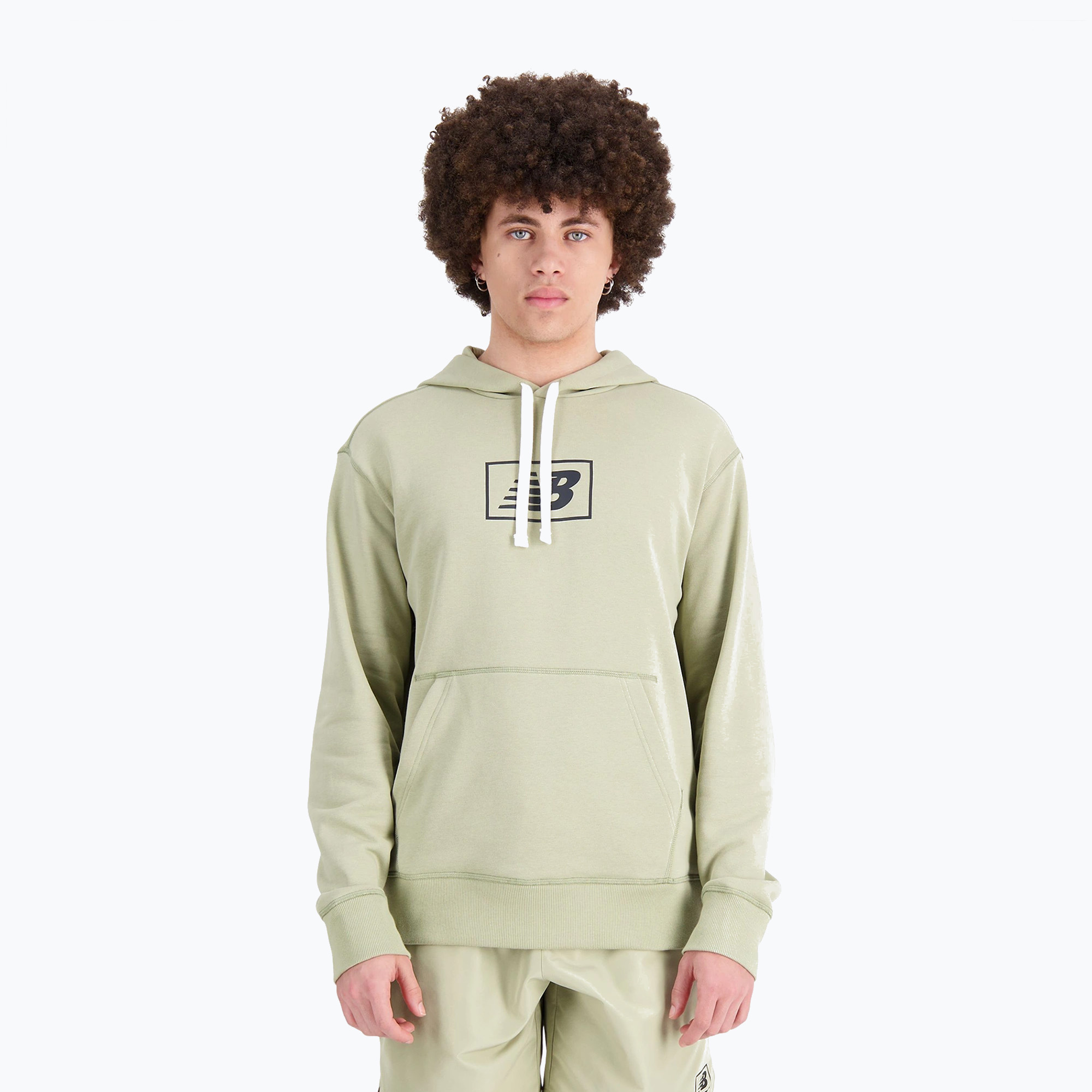 Bluza męska New Balance Essentials Hoodie fatigueg | WYSYŁKA W 24H | 30 DNI NA ZWROT