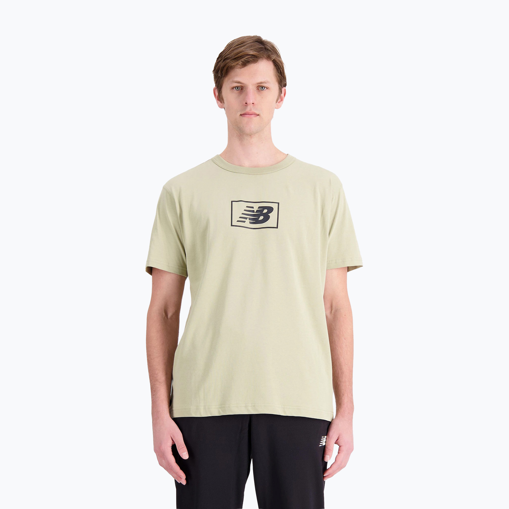 Koszulka męska New Balance Essentials Logo fatigueg | WYSYŁKA W 24H | 30 DNI NA ZWROT