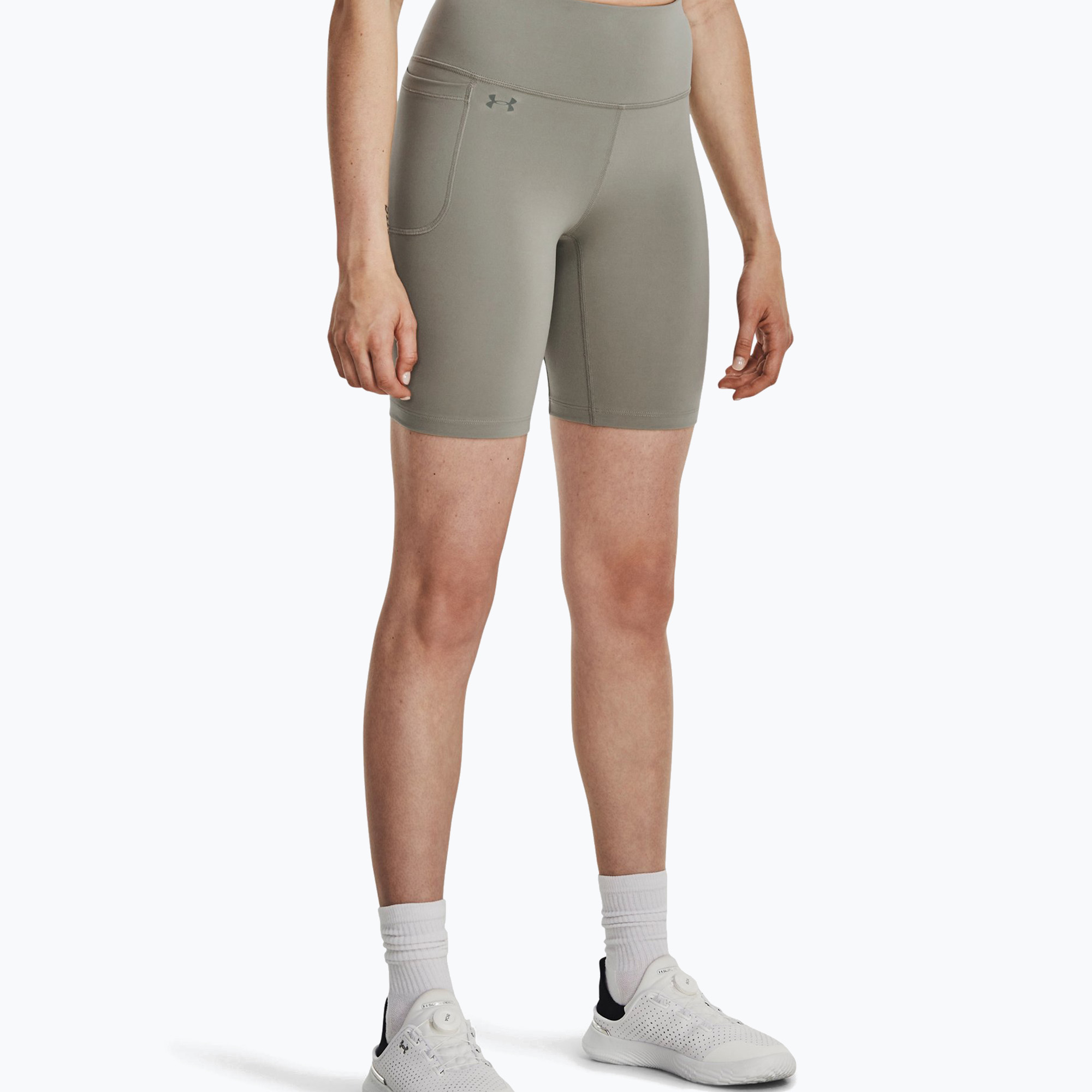 Spodenki treningowe damskie Under Armour Motion Bike Short grove green/colorado sage | WYSYŁKA W 24H | 30 DNI NA ZWROT