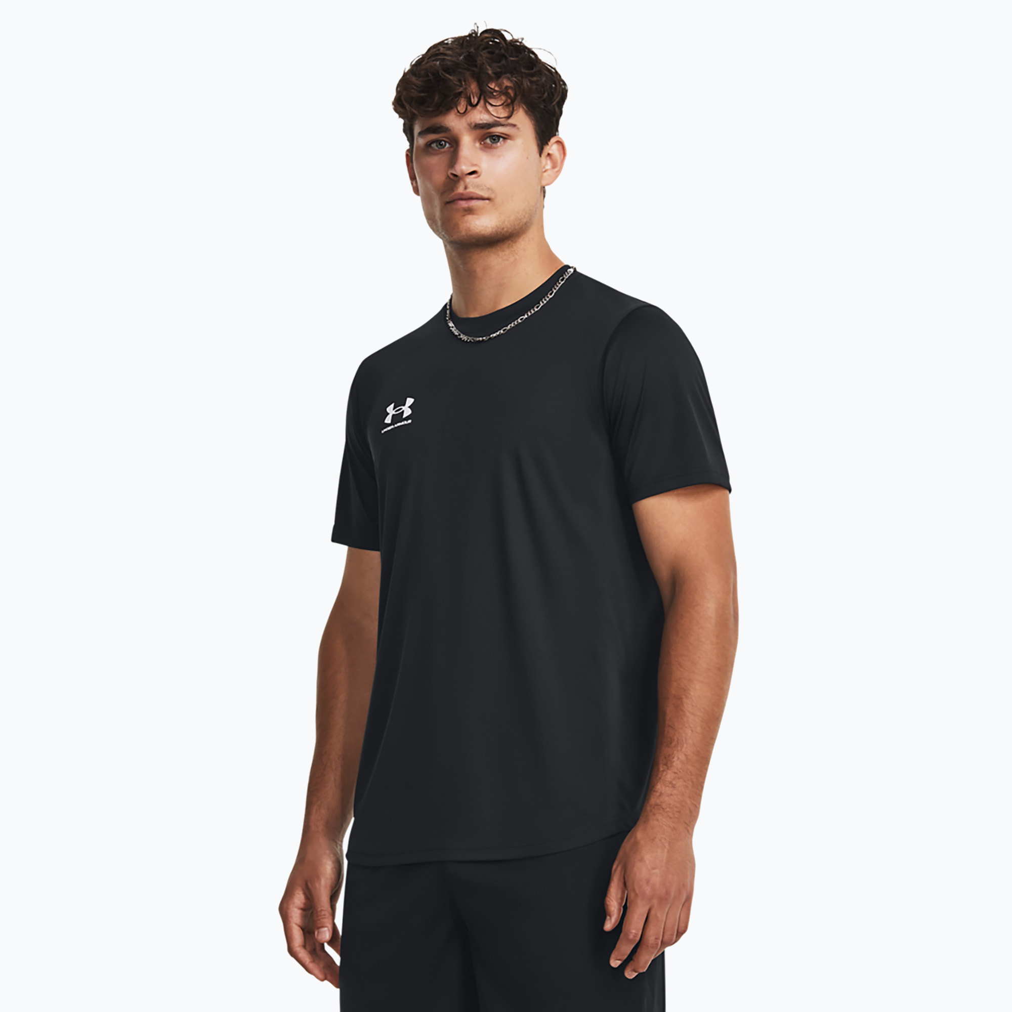 Koszulka piłkarska męska Under Armour Challenger Train black/white | WYSYŁKA W 24H | 30 DNI NA ZWROT