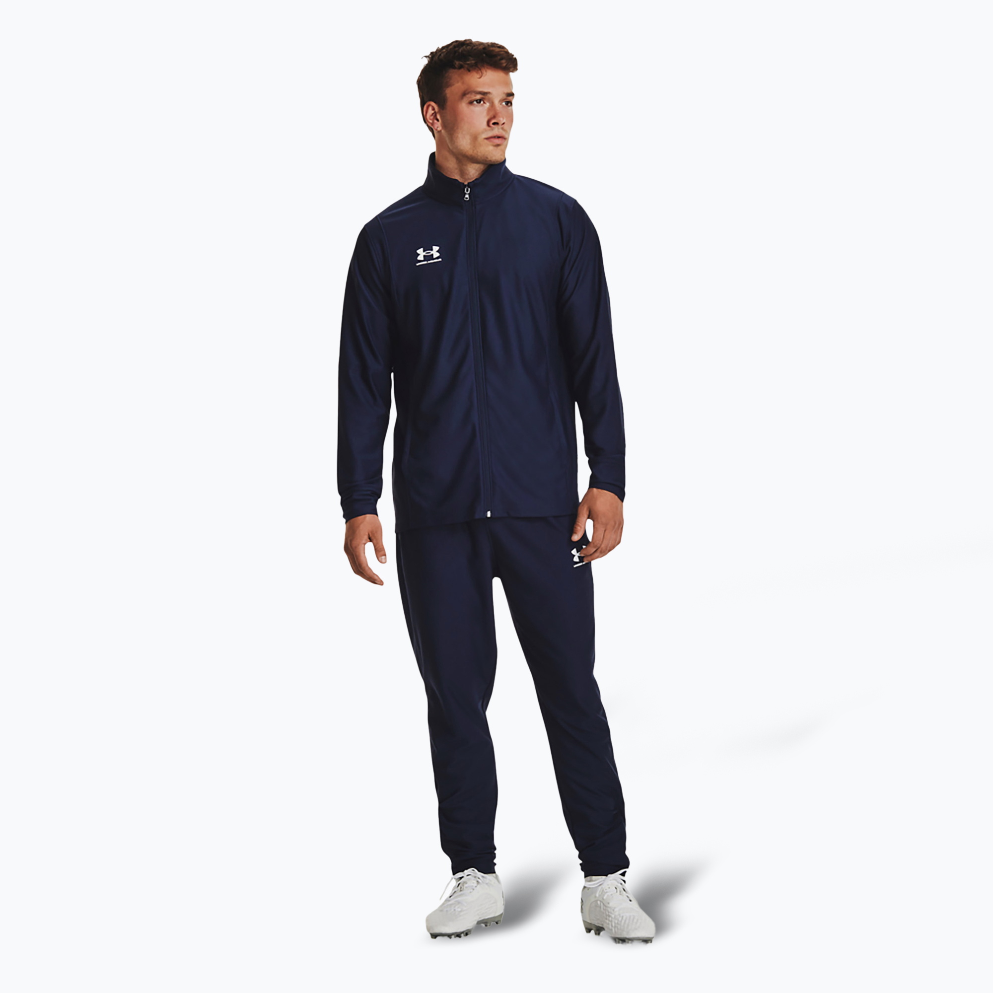 Zestaw piłkarski męski Under Armour Challenger Tracksuit midnight navy/white | WYSYŁKA W 24H | 30 DNI NA ZWROT