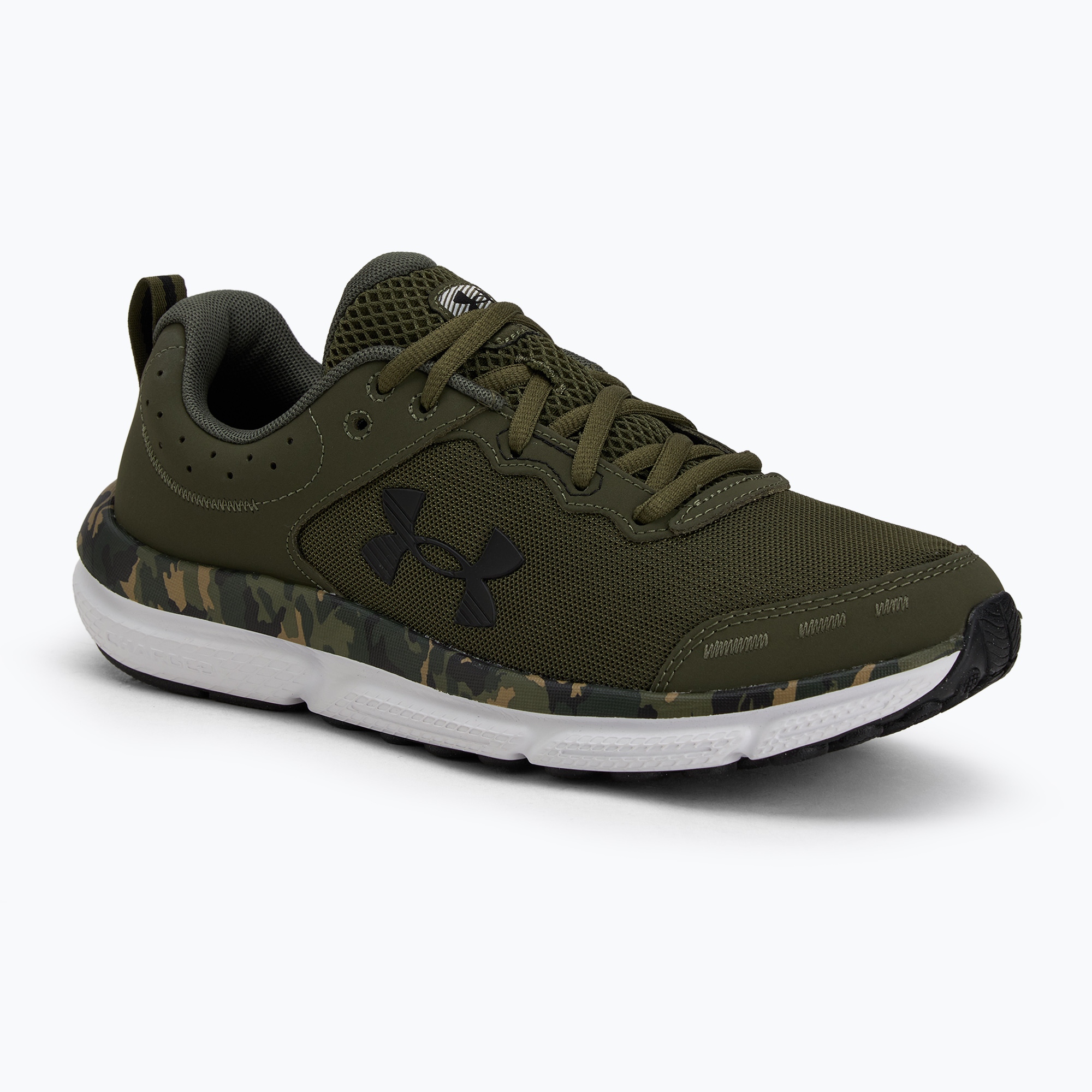 Buty do biegania męskie Under Armour Charged Assert 10 Camo marine od green/marine od green/black