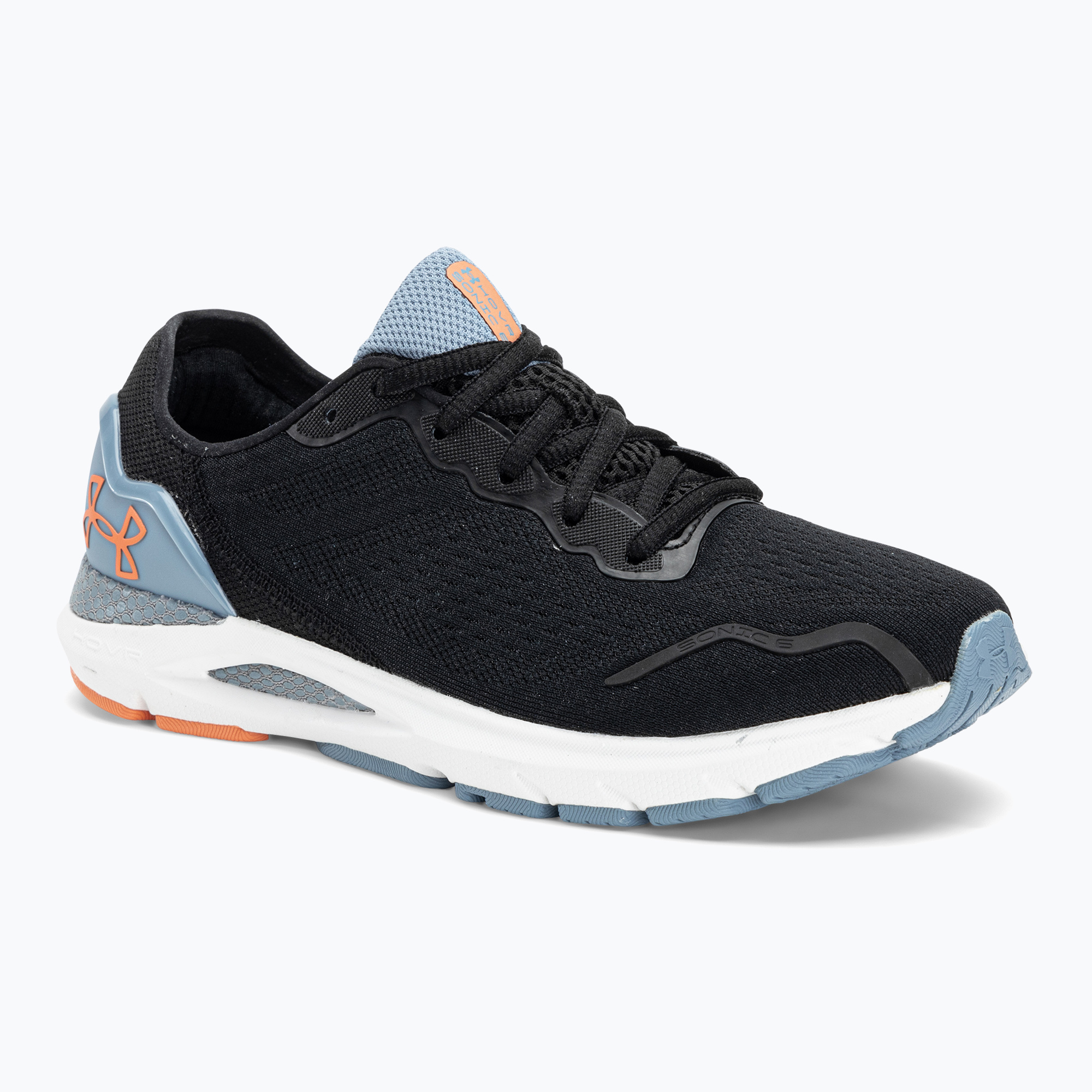 Buty do biegania damskie Under Armour Hovr Sonic 6 black/blue granite/bubble peach | WYSYŁKA W 24H | 30 DNI NA ZWROT