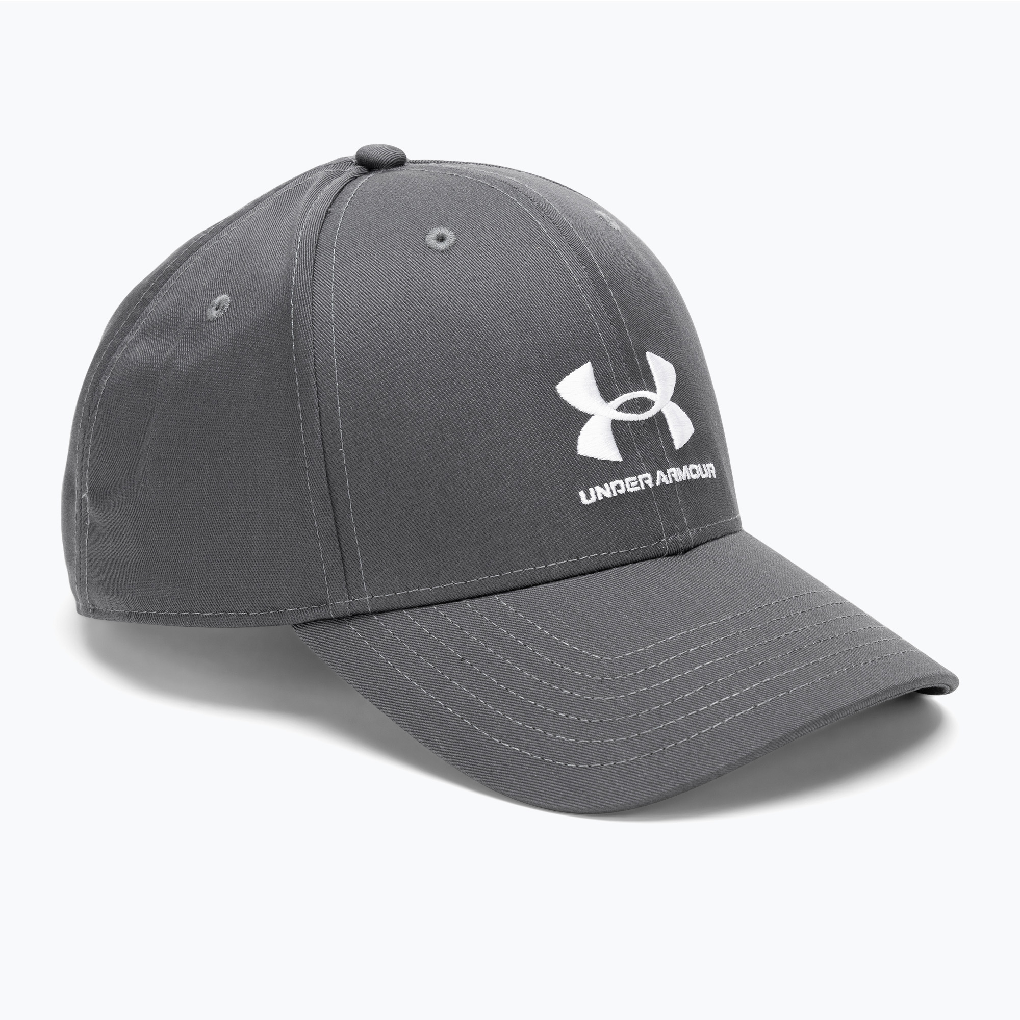 Czapka z daszkiem męska Under Armour Branded Lockup Adj pitch gray/white | WYSYŁKA W 24H | 30 DNI NA ZWROT