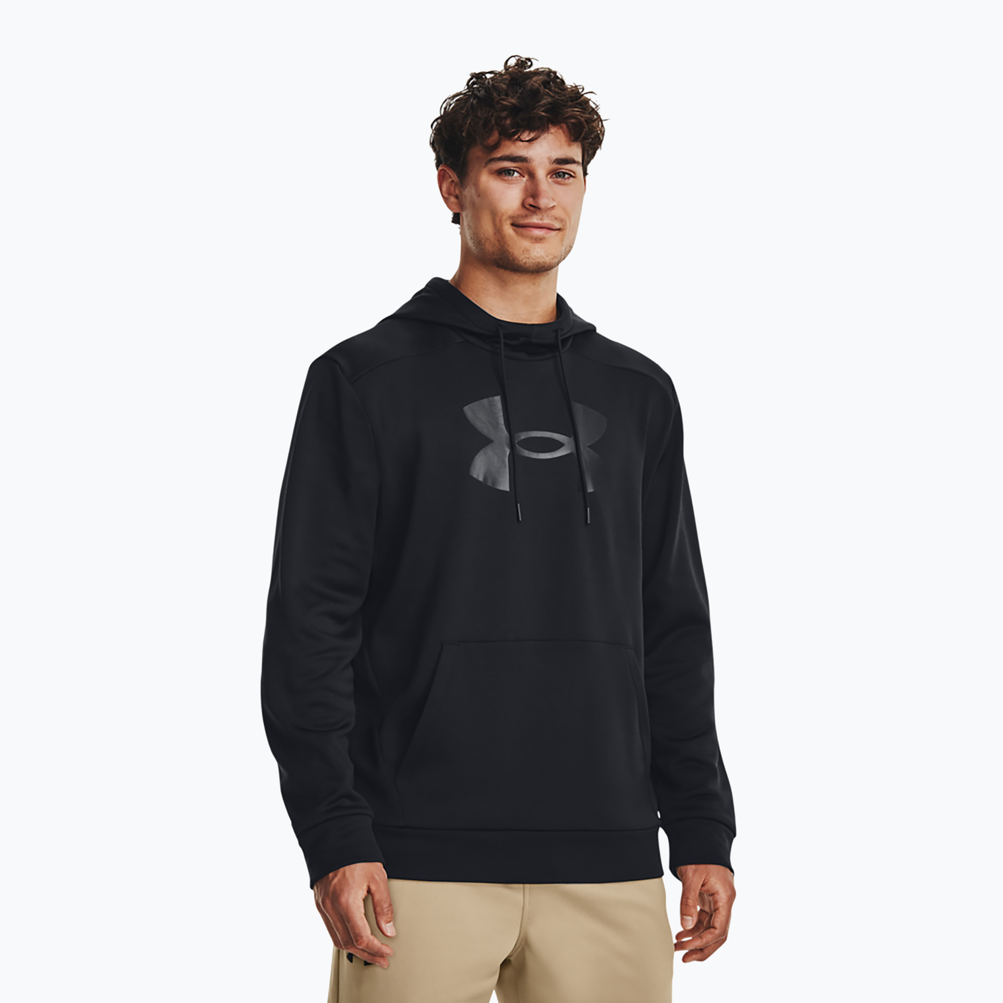 Bluza męska Under Armour Fleece Big Logo HD black/black | WYSYŁKA W 24H | 30 DNI NA ZWROT