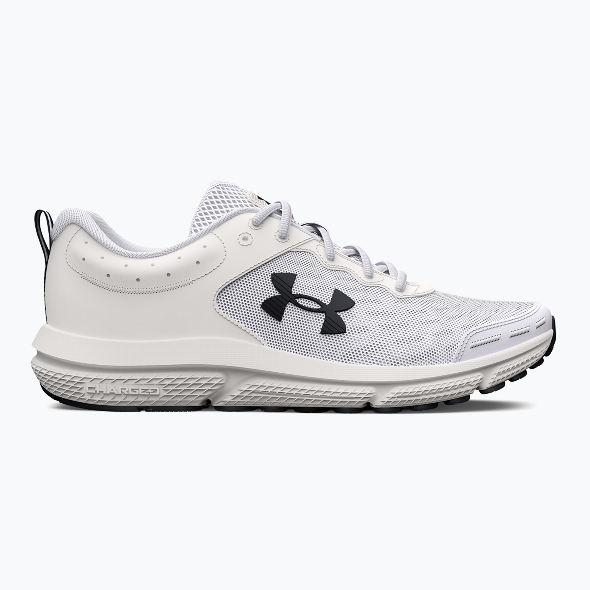 Buty do biegania męskie Under Armour Charged Assert 10 white/black/black | WYSYŁKA W 24H | 30 DNI NA ZWROT