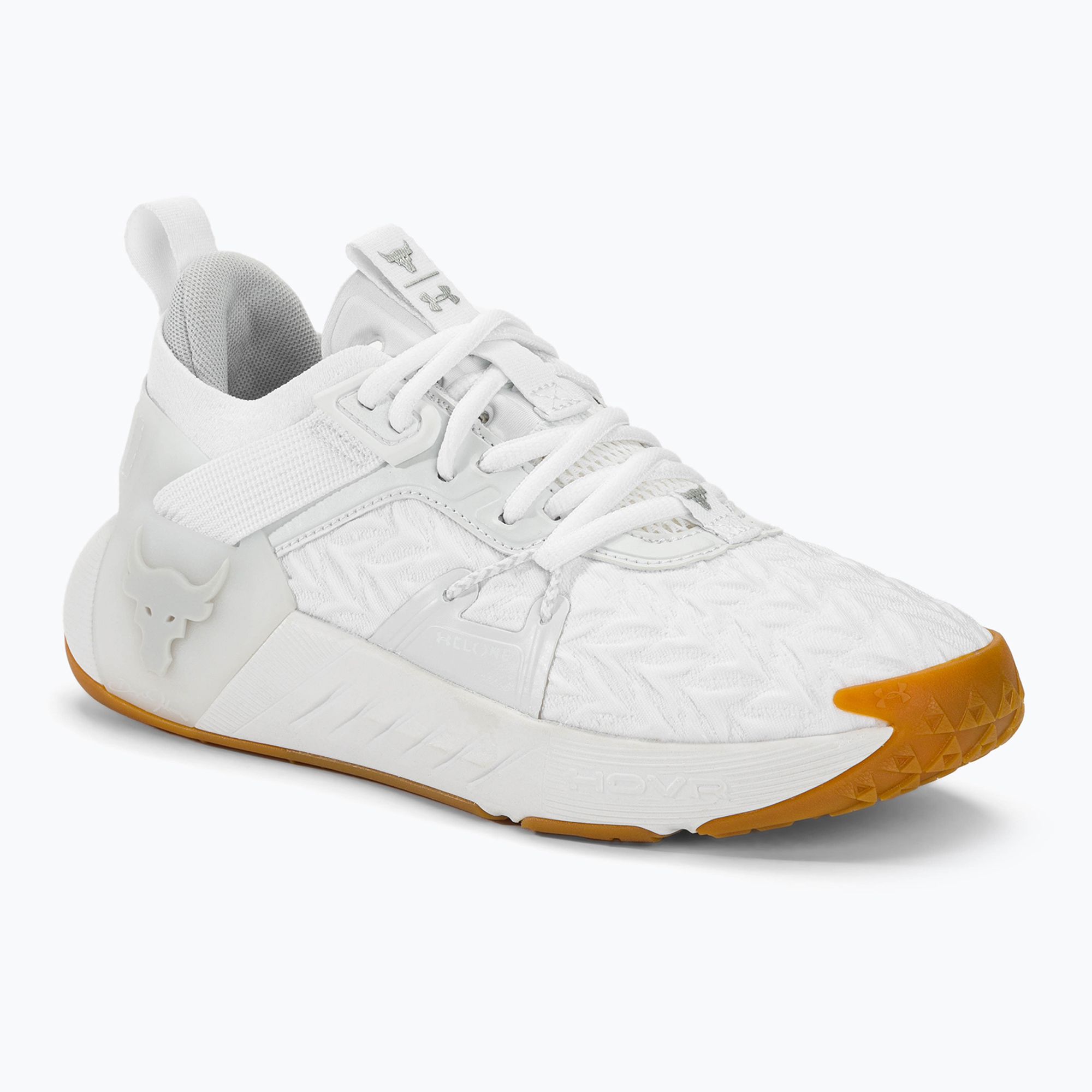 Buty treningowe damskie Under Armour Project Rock 6 white/white/halo gray | WYSYŁKA W 24H | 30 DNI NA ZWROT