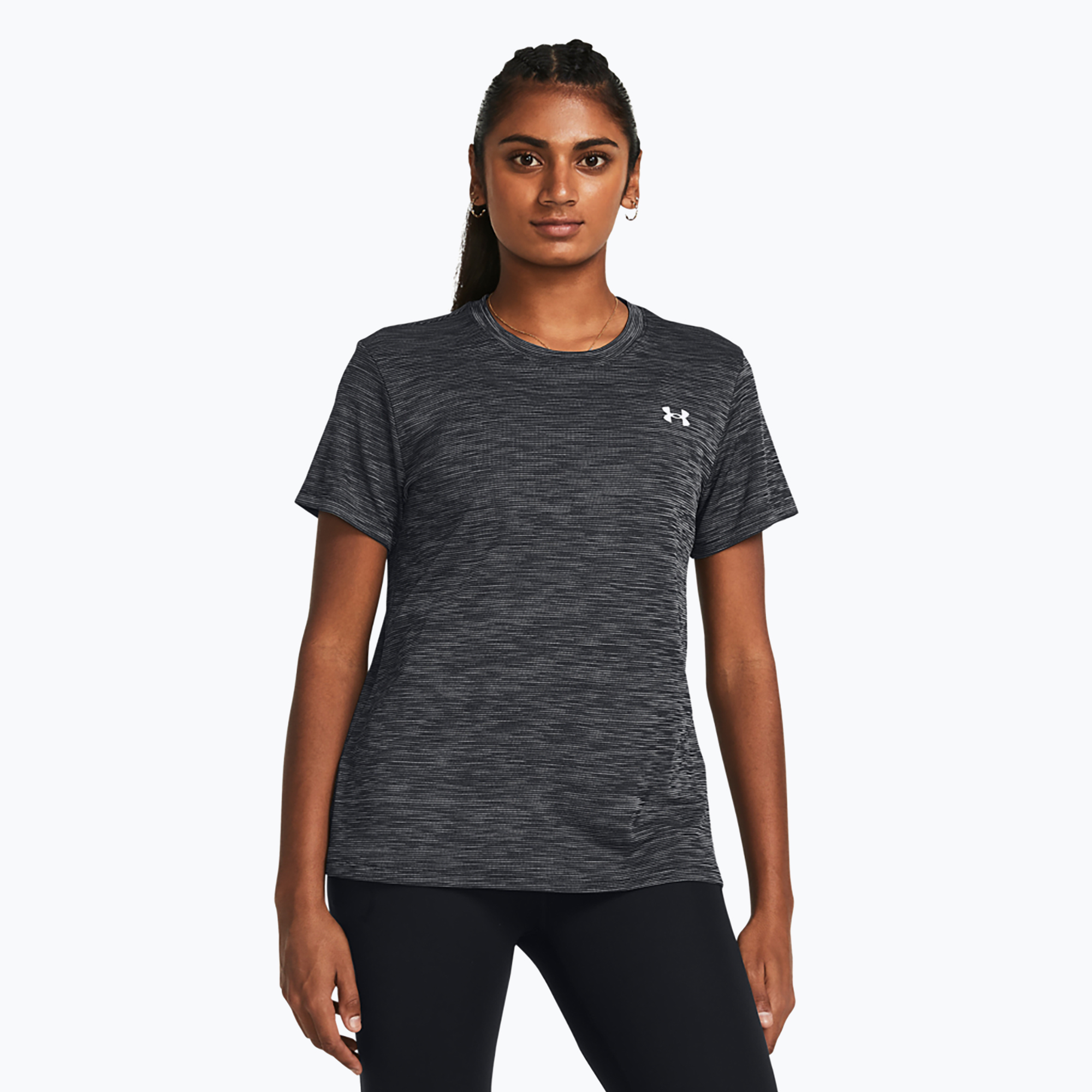 Koszulka treningowa damska Under Armour Tech Textured black/white | WYSYŁKA W 24H | 30 DNI NA ZWROT